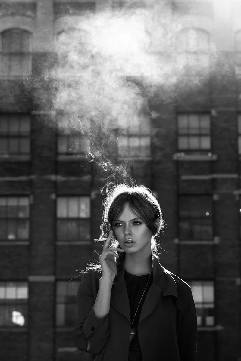 Fashion portrait by photographer Toni Smailagic in New York City | Designer Valentina Kova