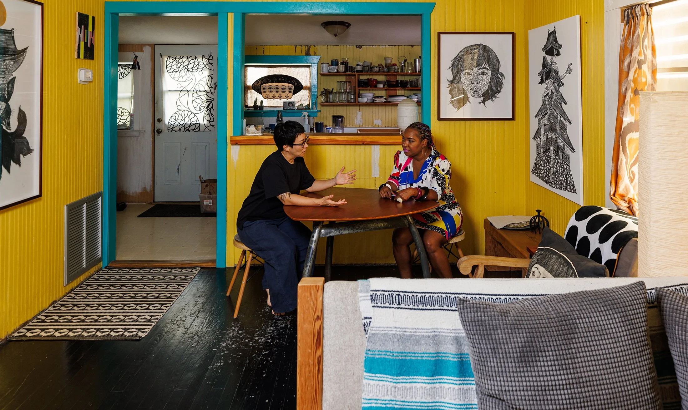 Portraits of artist Hiromi Moneyhun - Jacksonville, Florida. Photographed by Toni Smailagić