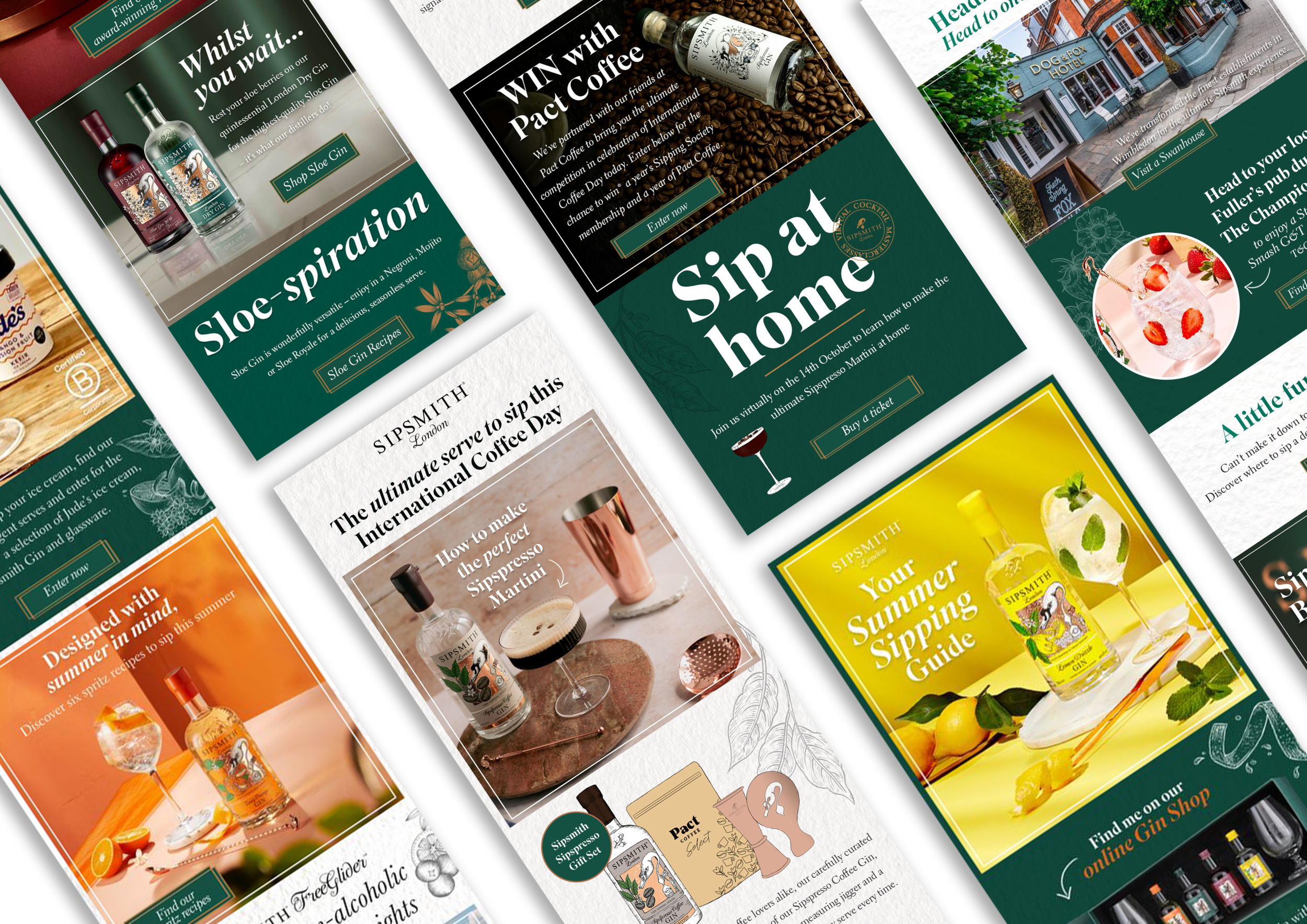 Email Design - Sipsmith
