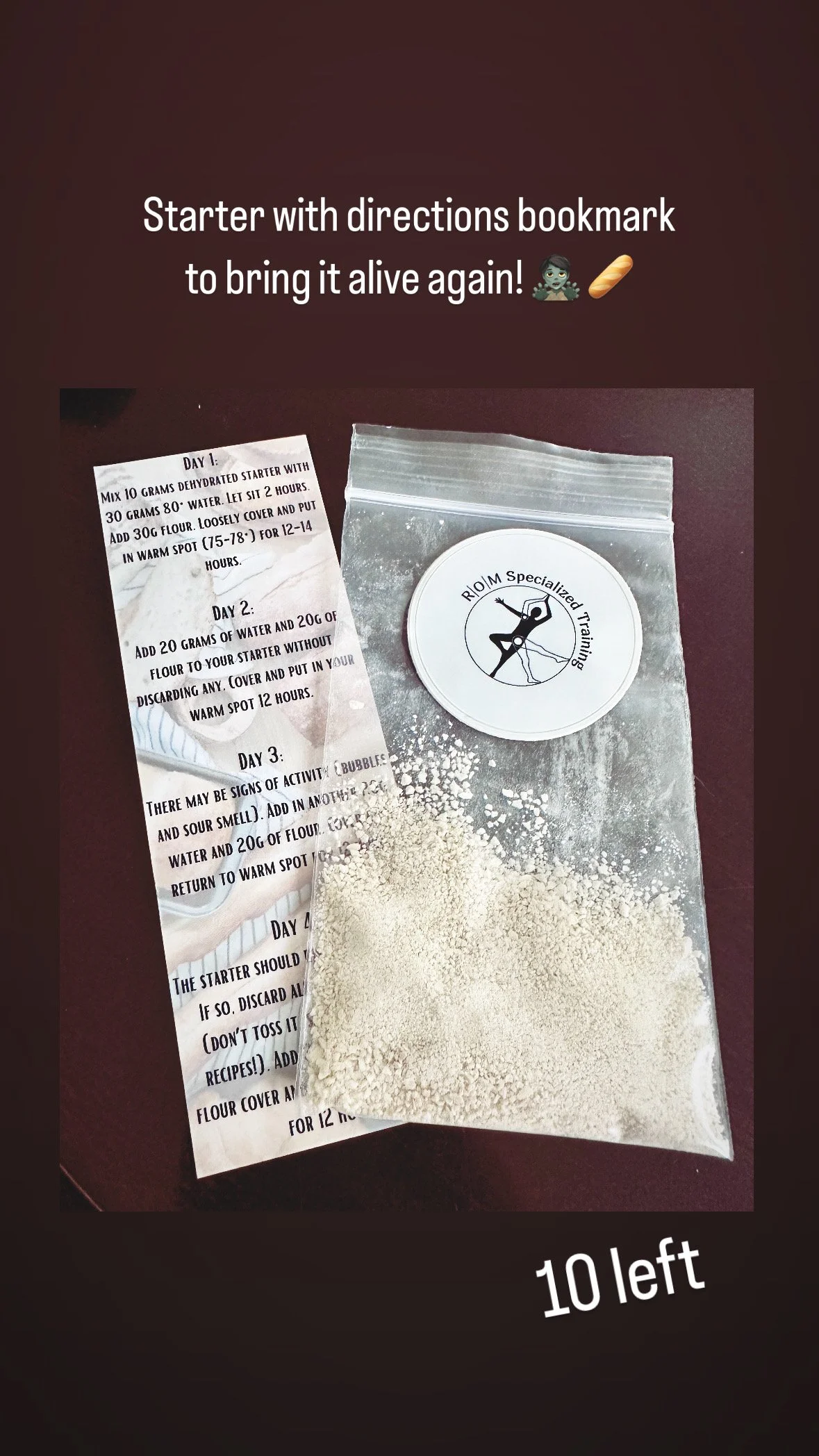 Dehydrated Sourdough Starter