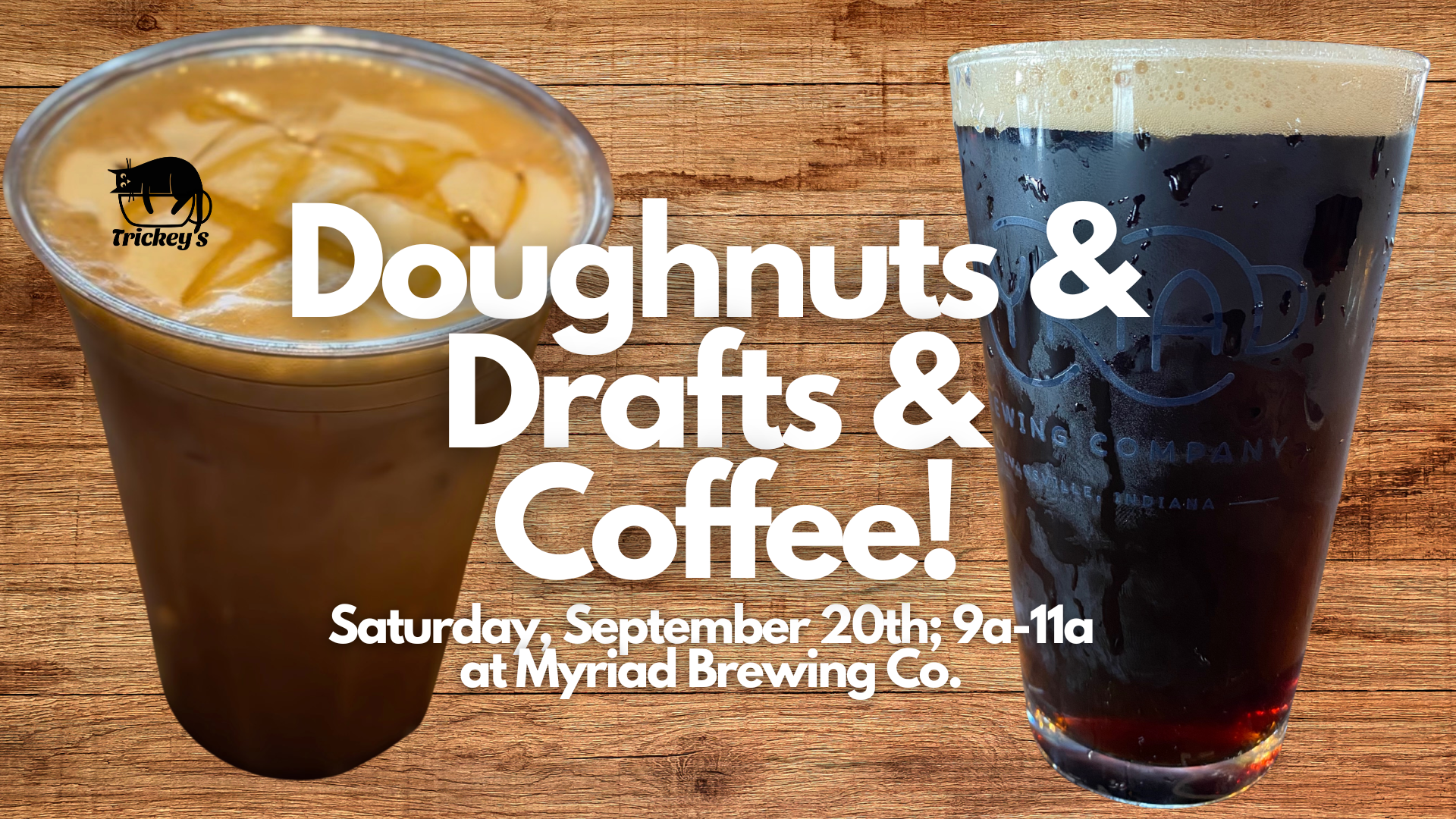 DOUGhNUTS & DRAFTS & COFFEE!