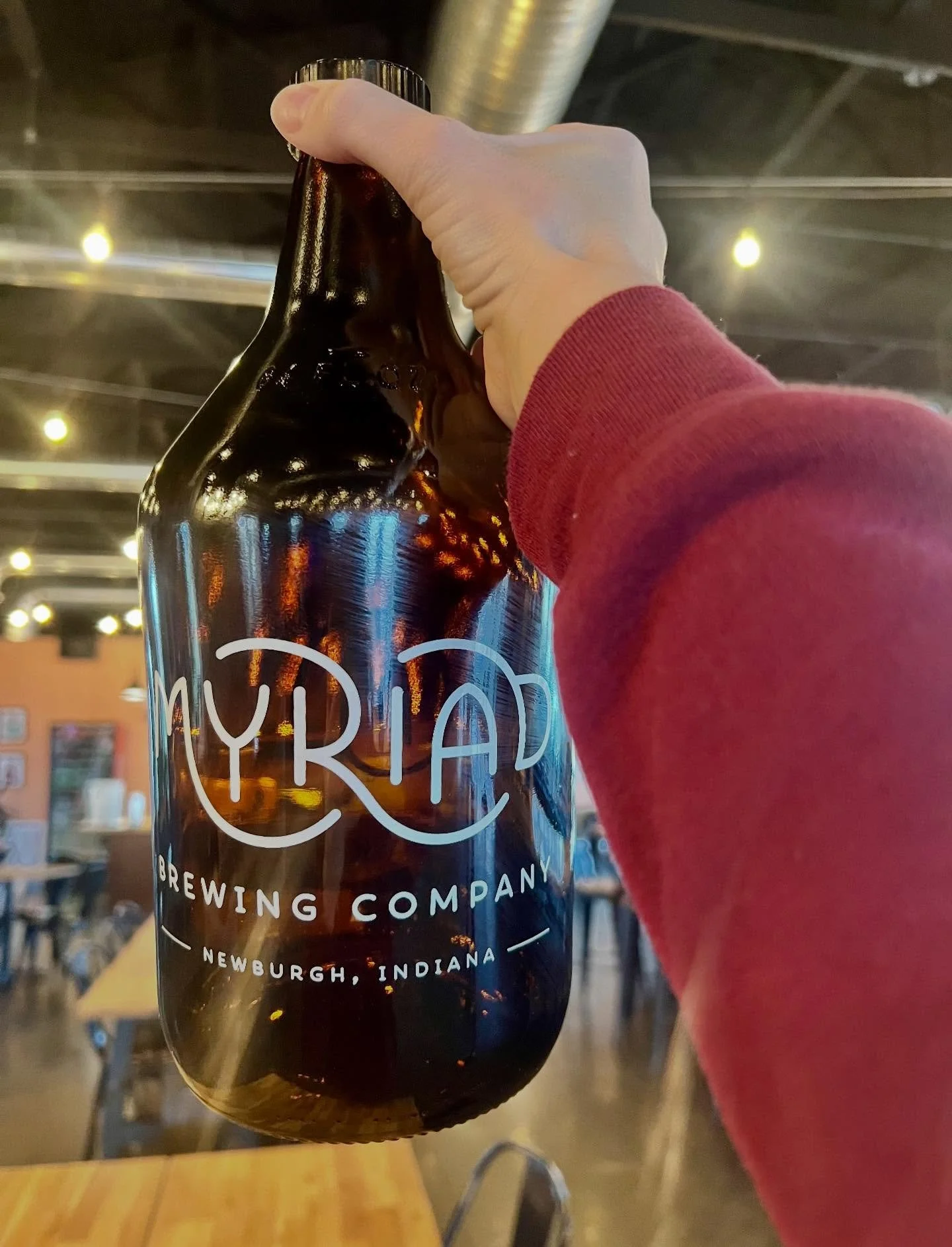 🍻Empty growler?

Now&rsquo;s the time to fill it!

The taproom opens at Noon today&rsquo;s and stays open til&rsquo; we just can&rsquo;t. 

Reminder: Today&rsquo;s Vintage + Beer Event has been postponed. A new date will be shared soon!

www.myriadb