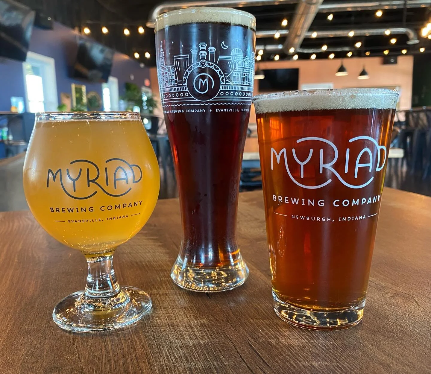 A few fun things happening at Myriad today!

1-3pm Newburgh Junior Baseball signups
4-8p Lock and Adam Cottage Creations: Bakery Pop Up
4:30-8p Pappa Bear&rsquo;s Mardi Gras Menu (last day!)

See you in the taproom 🍻

www.myriadbrewing.com
