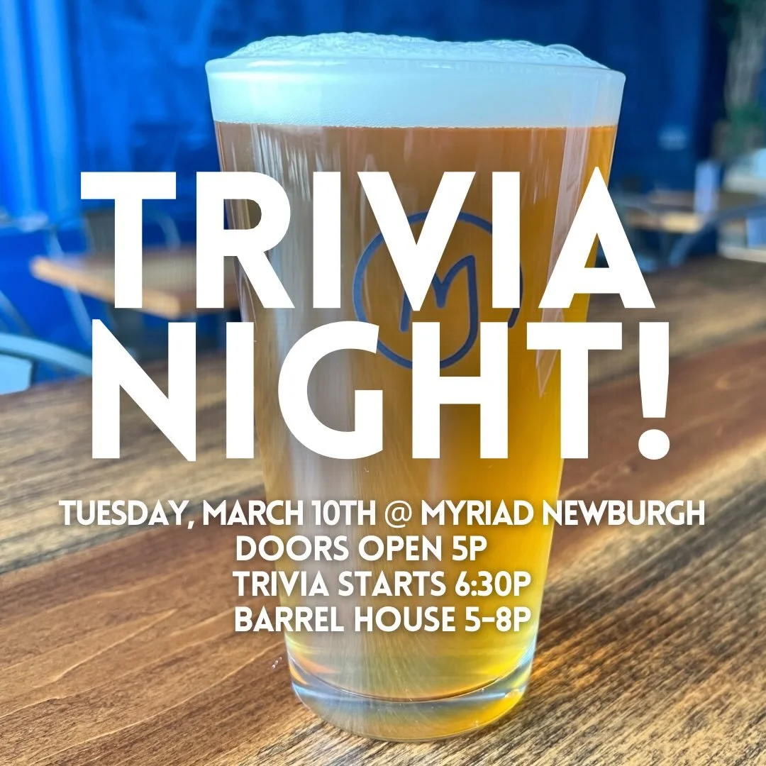 It&rsquo;s Trivia Tuesday!

On Tuesdays we drink the drinks, we answer the questions, and we eat the food. 

Sounds awesome, right? 

🍻5p Doors and bar open
🌮 5-8p Barrel House food truck 
🧠 6:30p Trivia starts 

It&rsquo;s looking warm and pretty