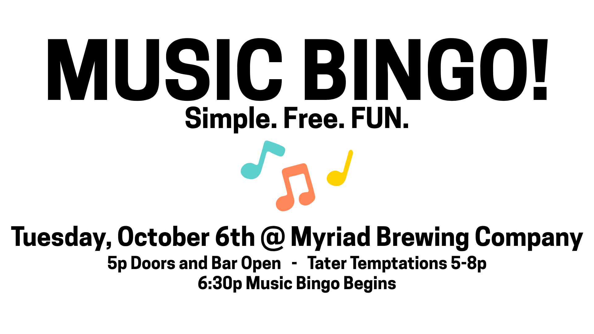 Music Bingo!
