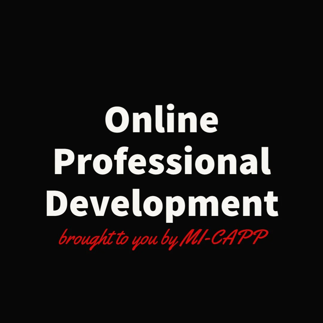 Online Professional Development — MICAPP