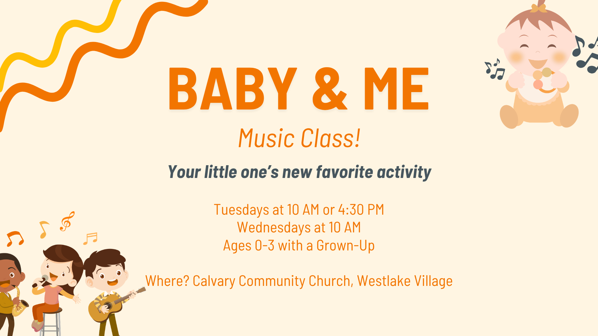 Baby &amp; Me (Ages 0-3) - Tues Afternoon Class