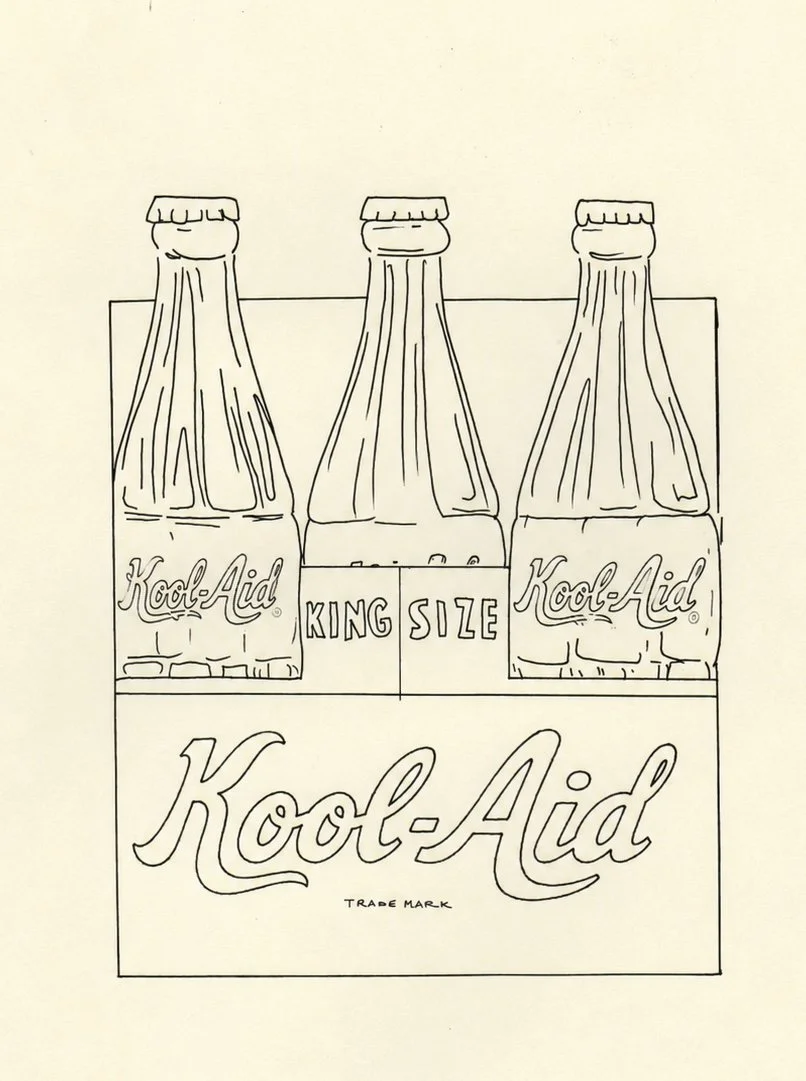 'Kool Aid' - pencil work, after Andy Warhol