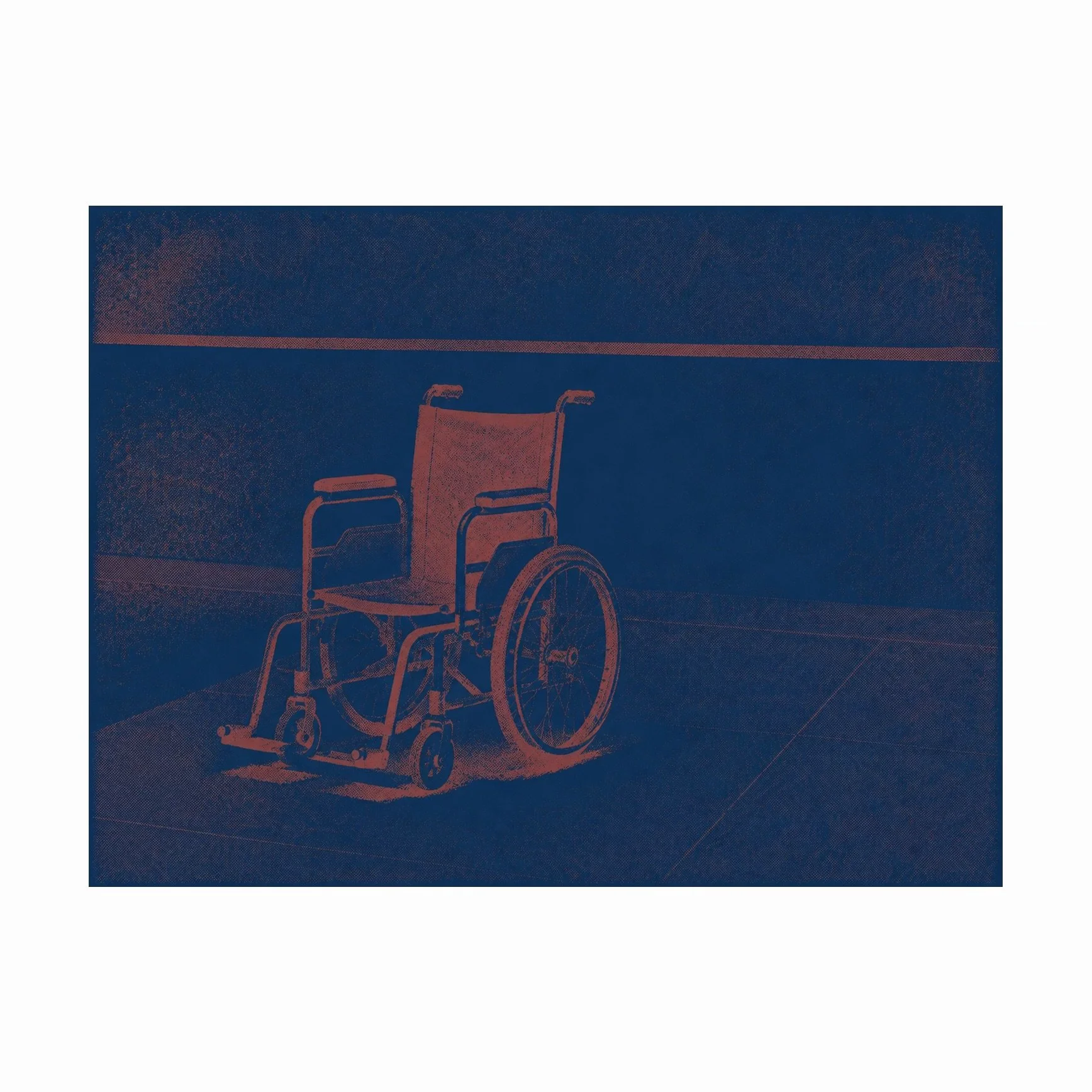 'Wheelchair' - after Andy Warhol 