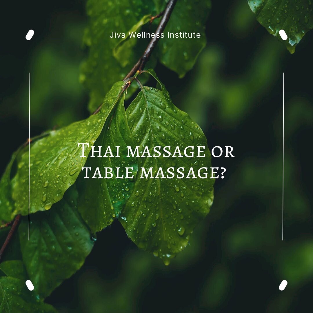 Trying to decide between Thai massage and table massage for your next visit? 
Let&rsquo;s break down the benefits of each!