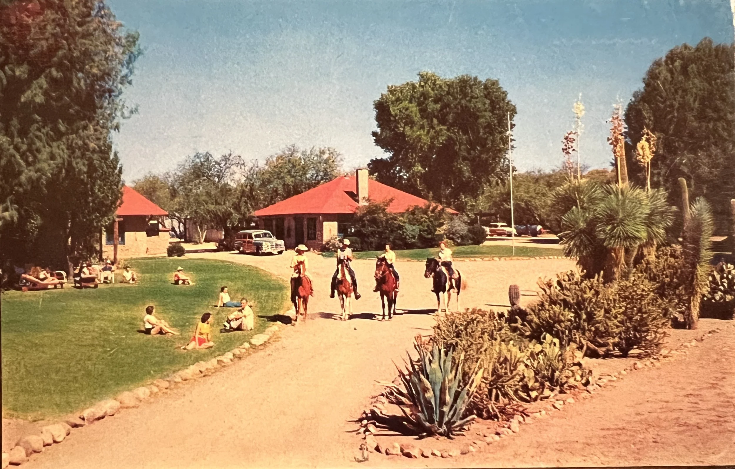 An early postcard from the Kay El Bar. 