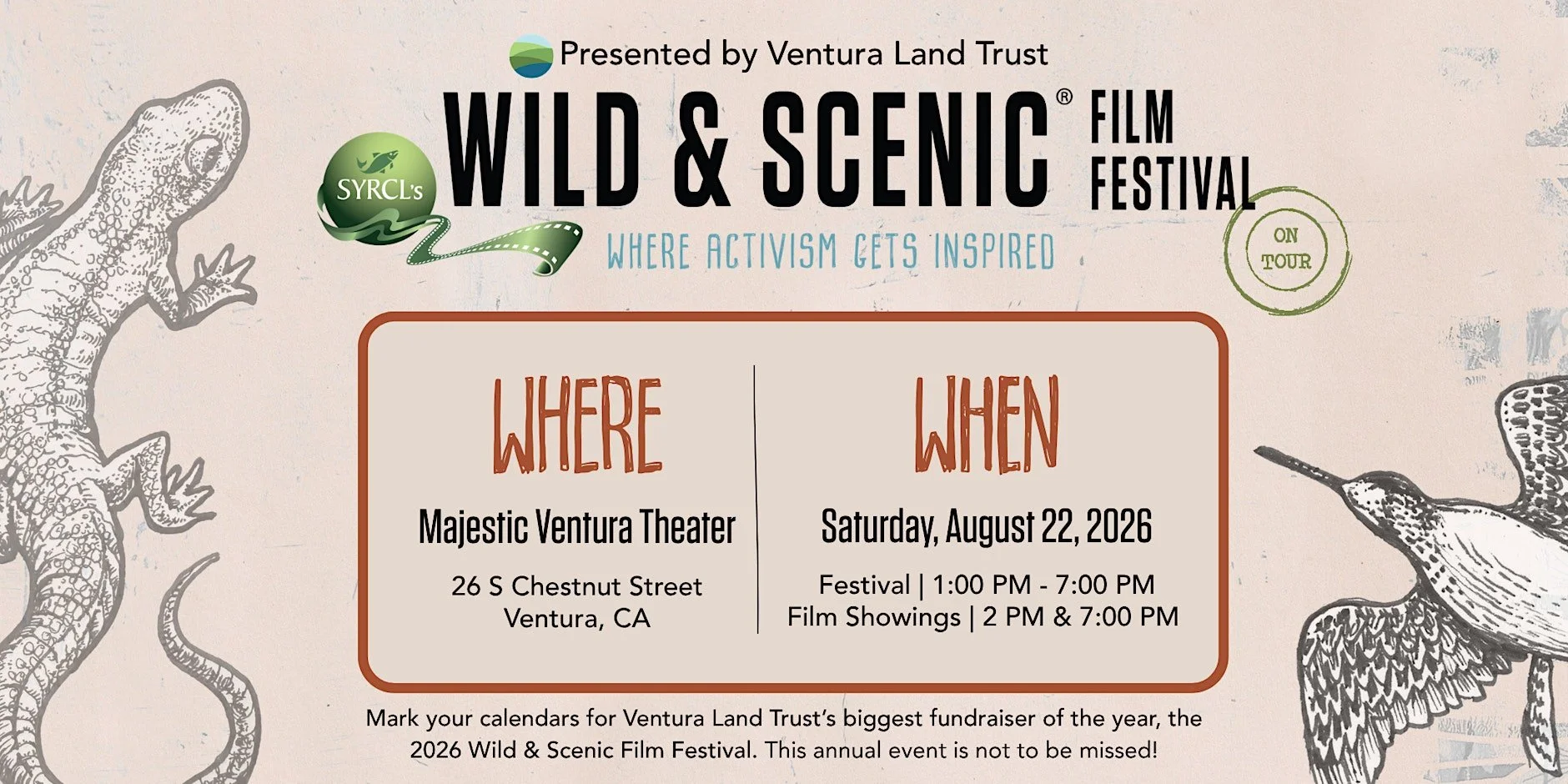 Visit Us at the Annual Wild &amp; Scenic Film Festival