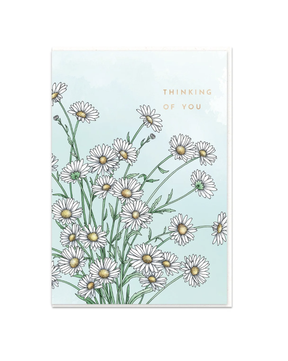 Thinking Of You Card - Daisies