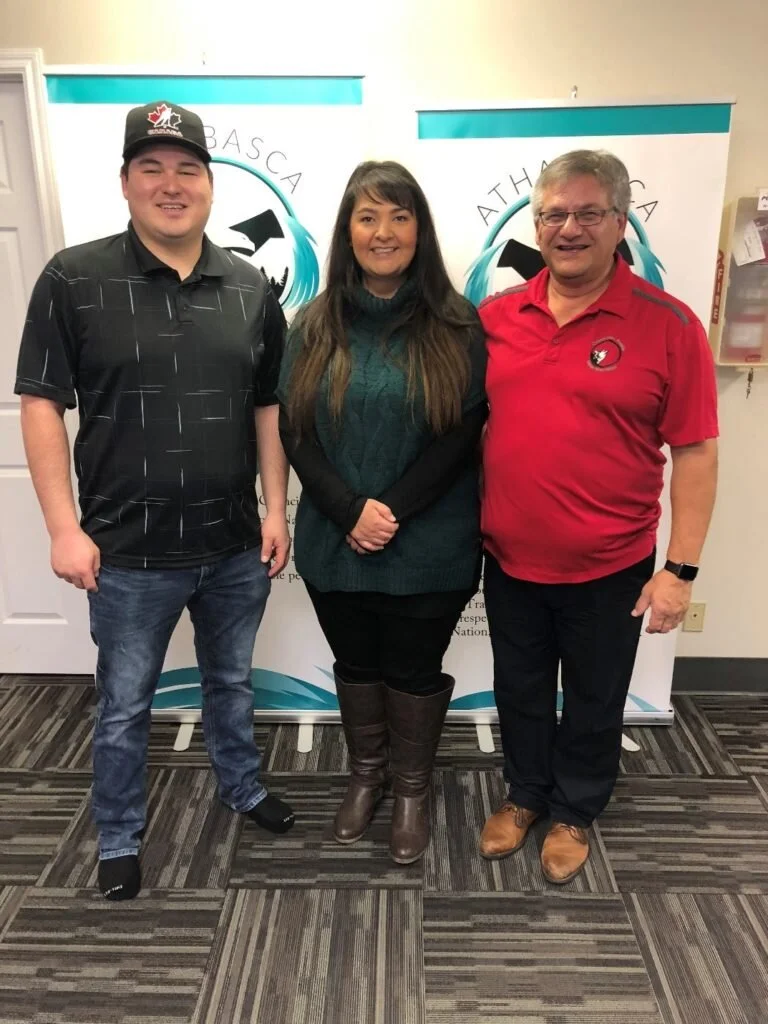 L-R: Shay Laurent, Karla Buffalo and Charles Nokohoo