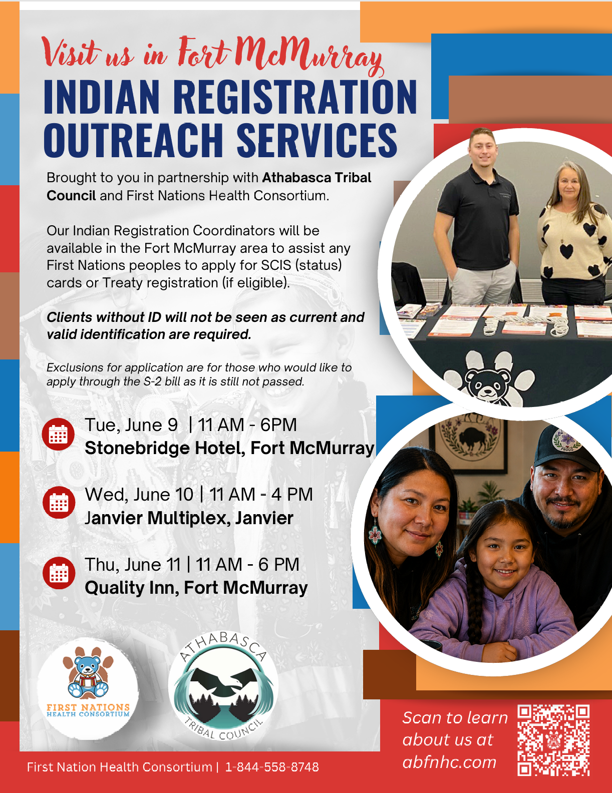 Treaty Status Registration outreach sessions