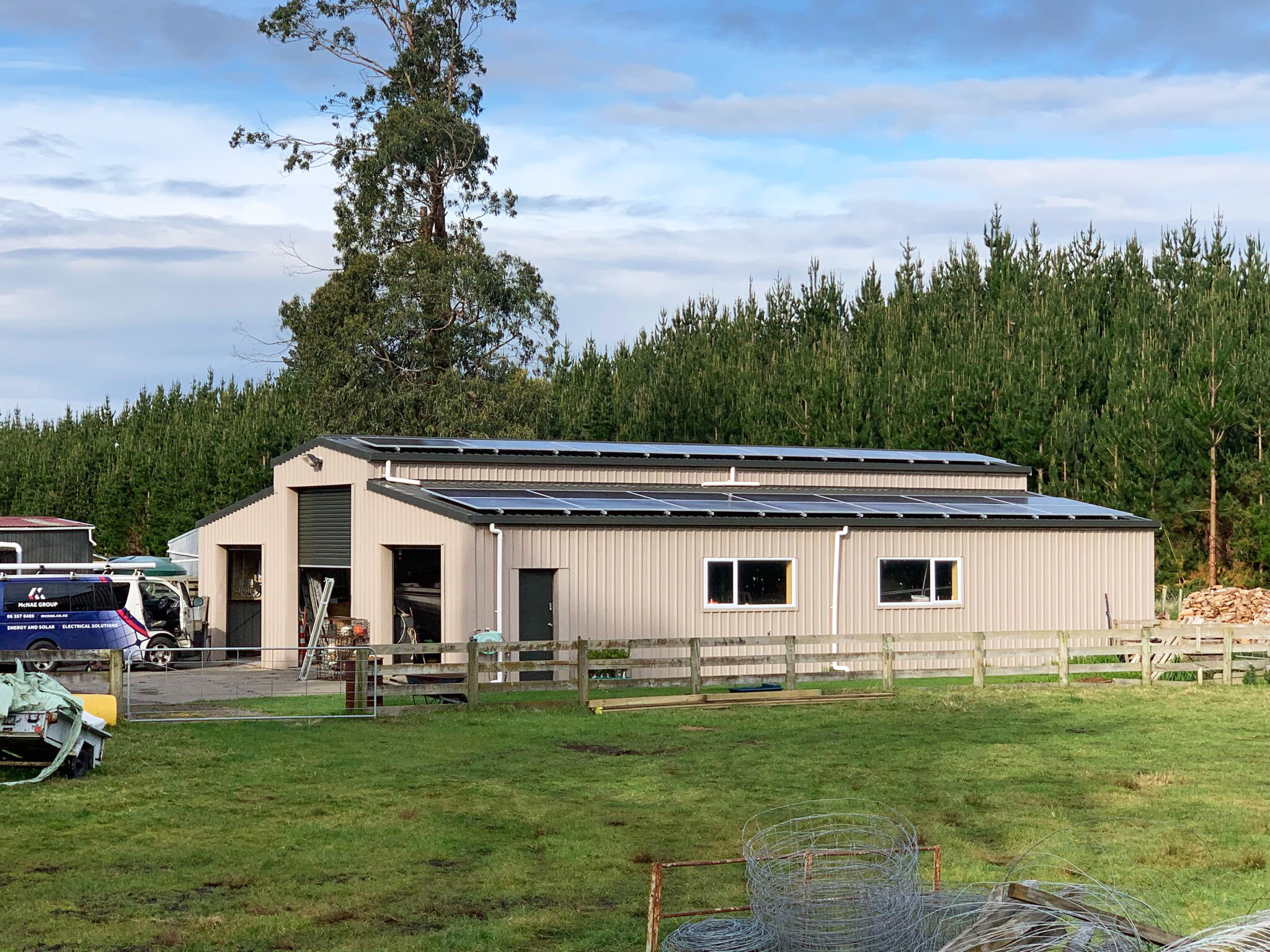 Isn't she a beauty? ✨ 

A perfect solar installation on a perfect day in the Manawatū.

#solar #solarpanels #solarpower #manawatū #residential #cleanenergy #mcnaegroup #sustainable #commercial #solarenergy #renewableenergy #energysolutions