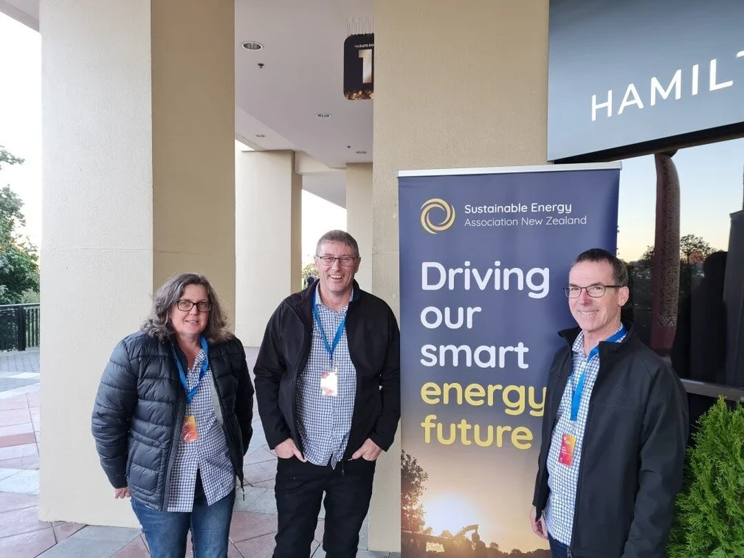 Last week, Claire, Clayton and Martin went to Hamilton for the annual SEANZ (Sustainable Energy Association New Zealand) conference! 

Lots of interesting topics and conversations were had. Also, McNae Energy and Solar's very own Martin Diprose was p
