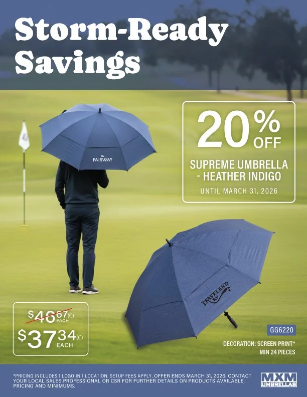 Save 20% off on MXM Supreme Umbrellas