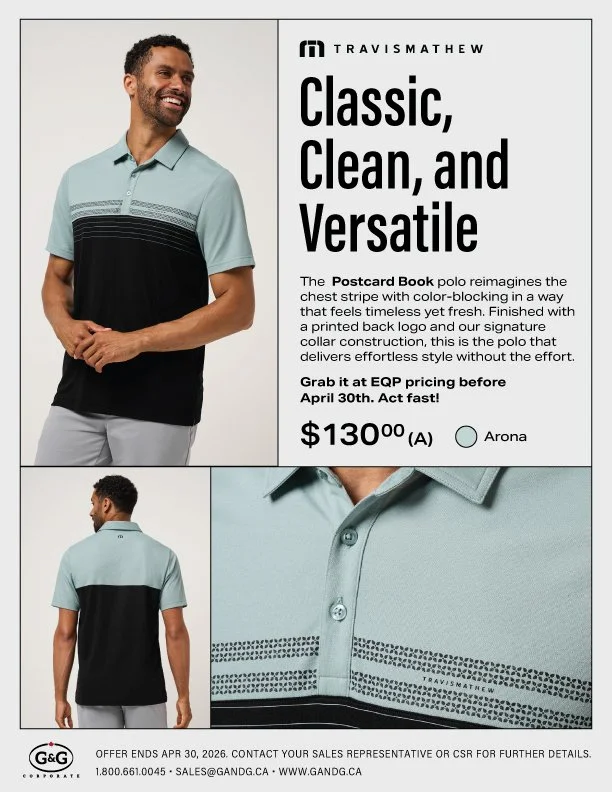 TravisMathew Postcard Book Polo