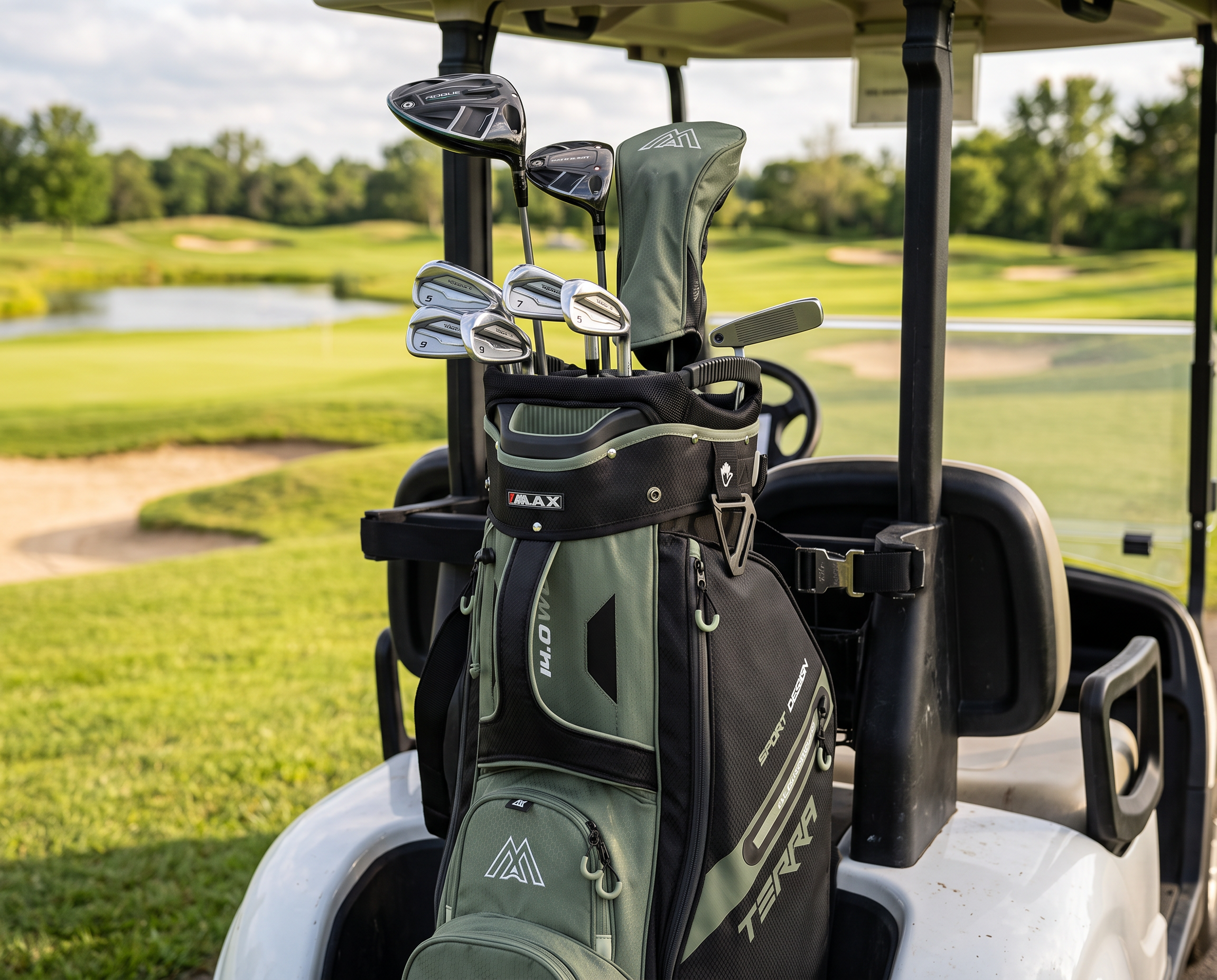 Firefly_Gemini Flash_A photorealistic image of the golf bag in reference 1 on a golf course on the back of 652430(1).png