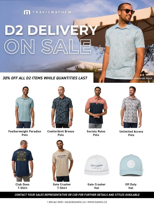 TravisMathew D2 Delivery On Sale