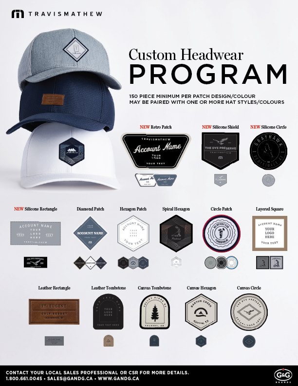 TravisMathew Custom Headwear Program