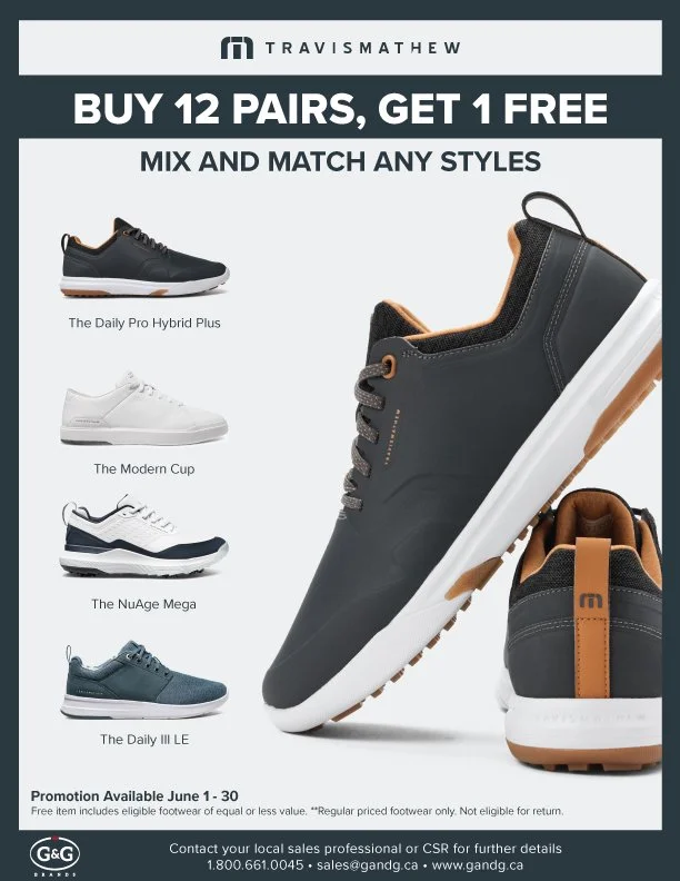 TravisMathew Footwear: Buy 12 Get 1 Free