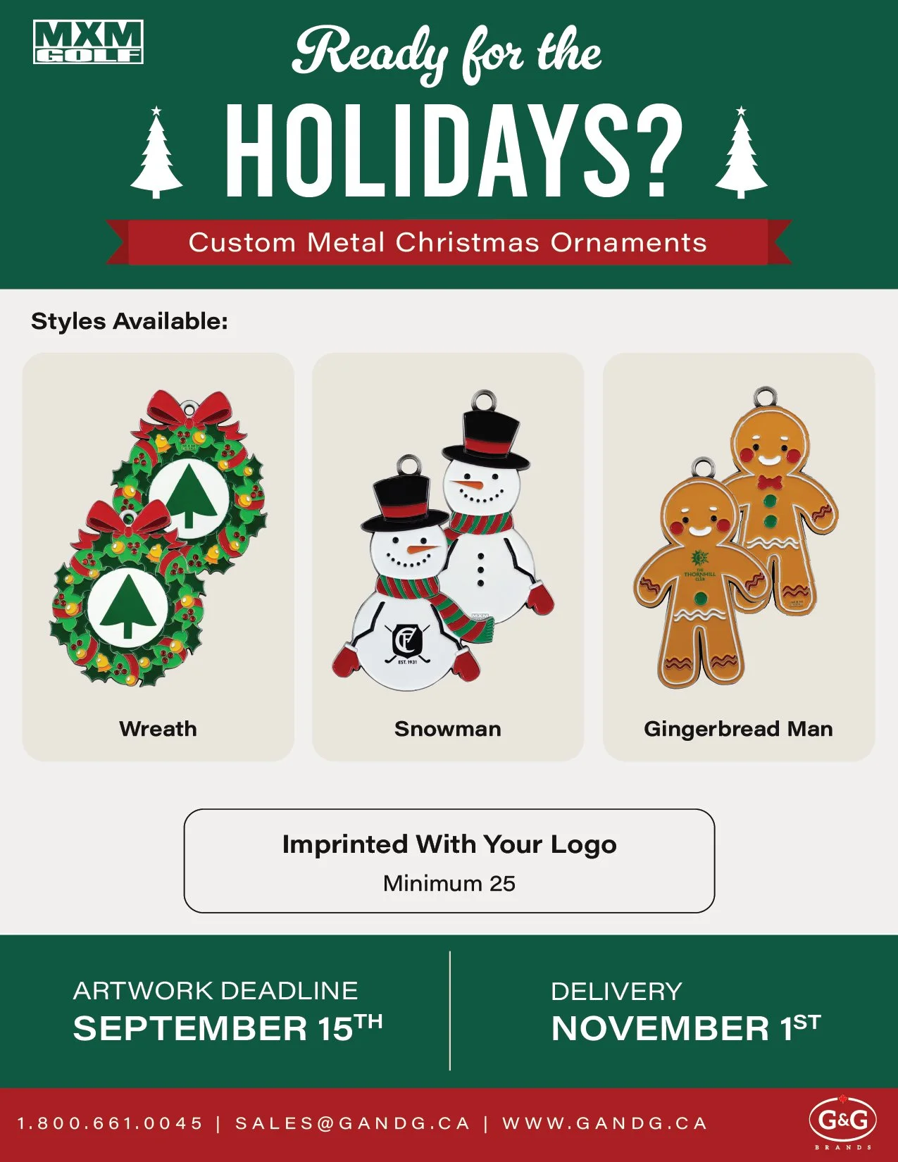 MXM Christmas Ornaments