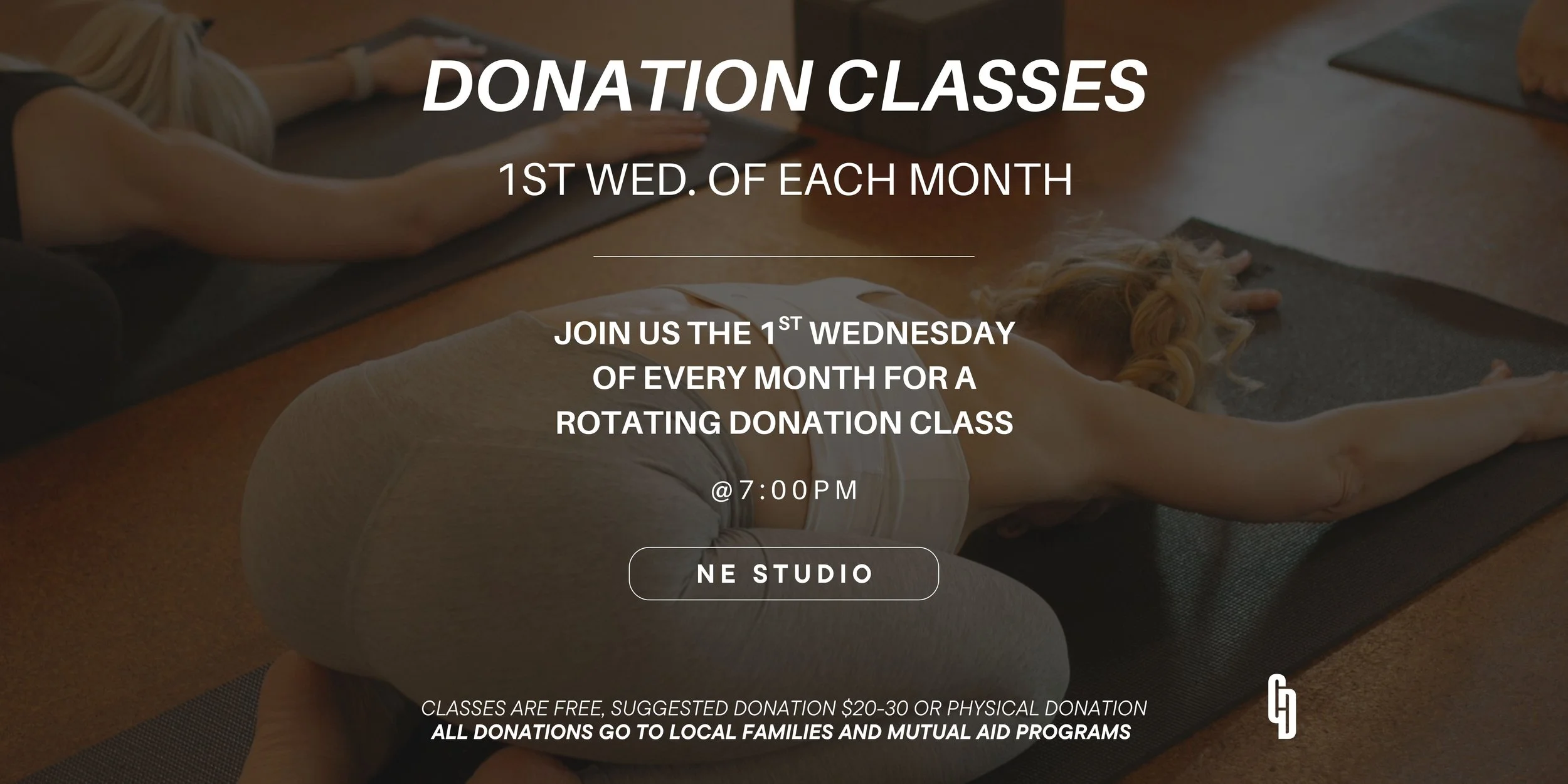 Close-up of a woman in athletic wear performing a core exercise, with text overlay about a core and pelvic floor workshop led by Anna, scheduled for Sunday, March 15th at 12 PM at NE Studio.