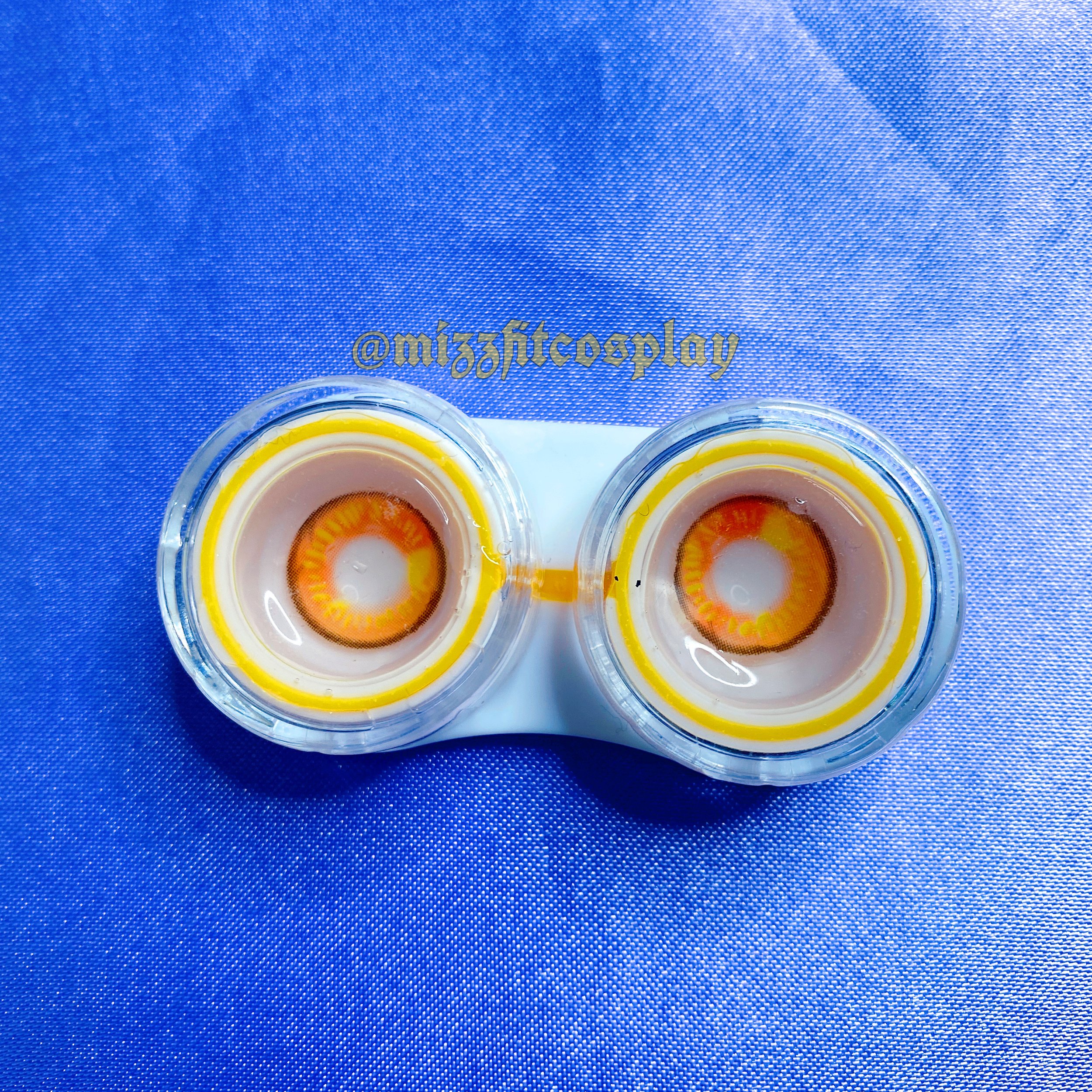Kugasaki Nobara yellow brown cosplay contacts Princess Pinky Lunar Earth Brown PinkyParadise
