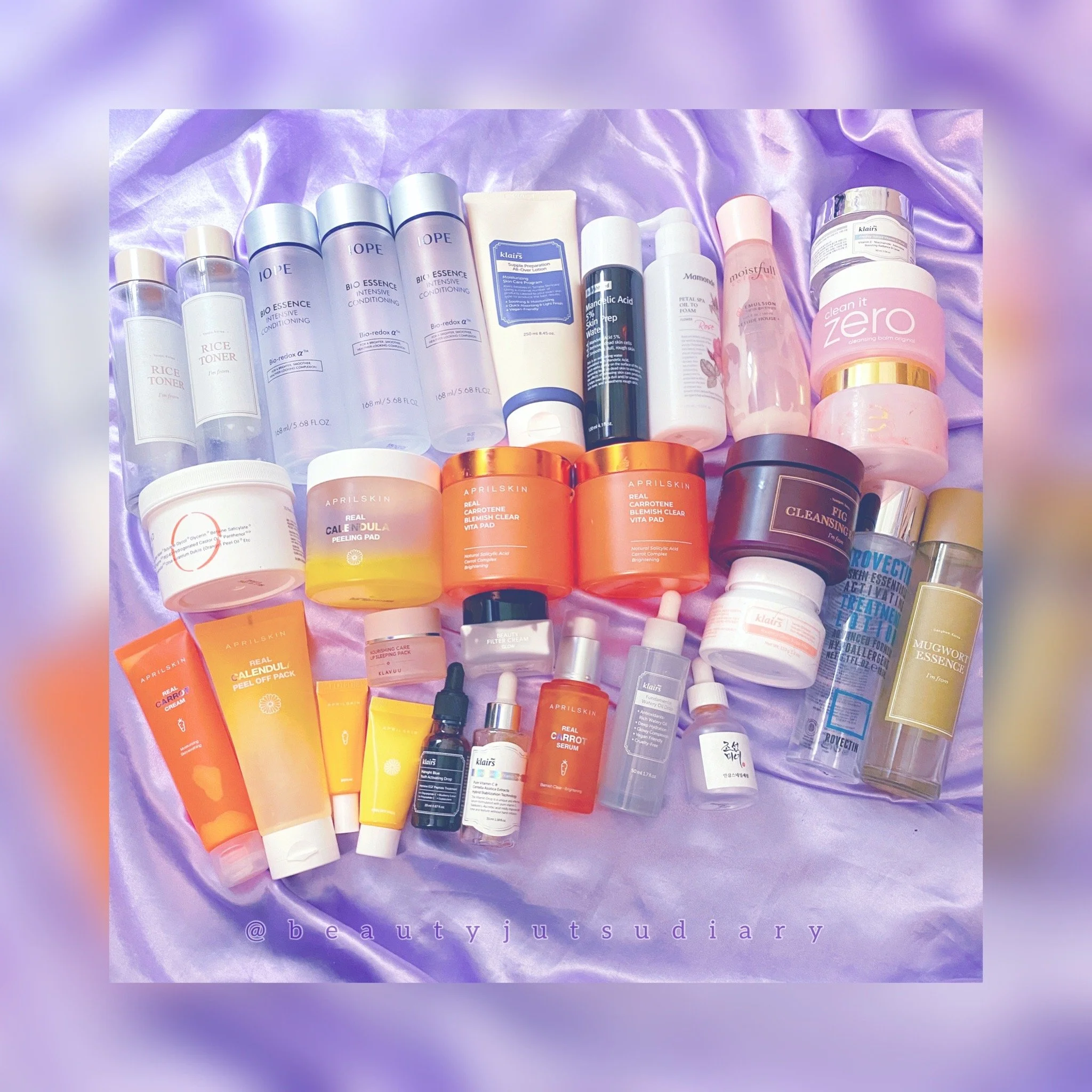 korean skincare empties