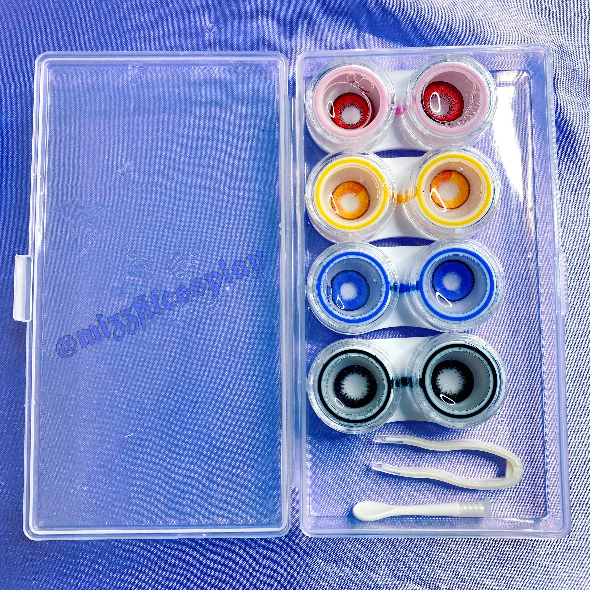 Transparent Contact Lens Storage Case PinkyParadise