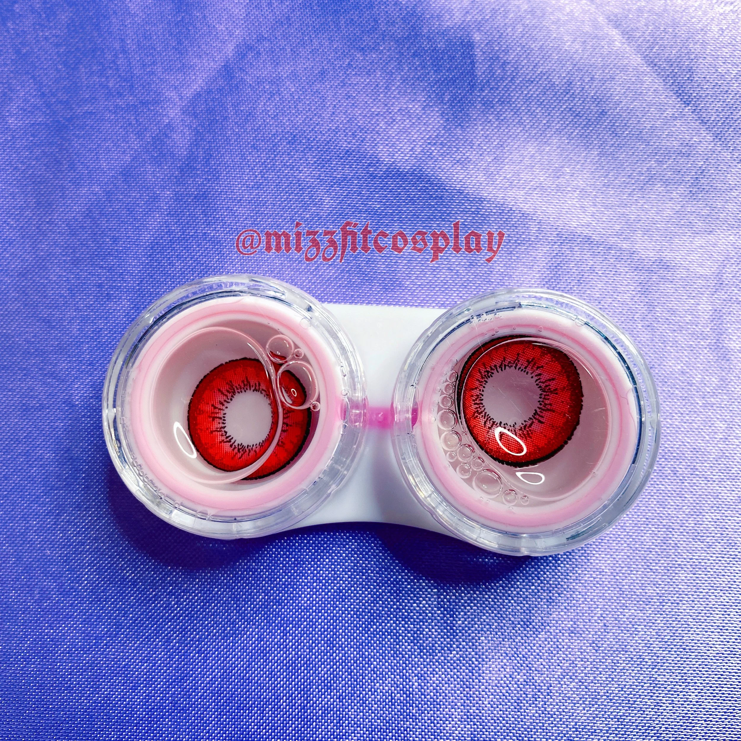 Ryomen Sukuna red cosplay contacts Vassen Dolly Plus Red PinkyParadise