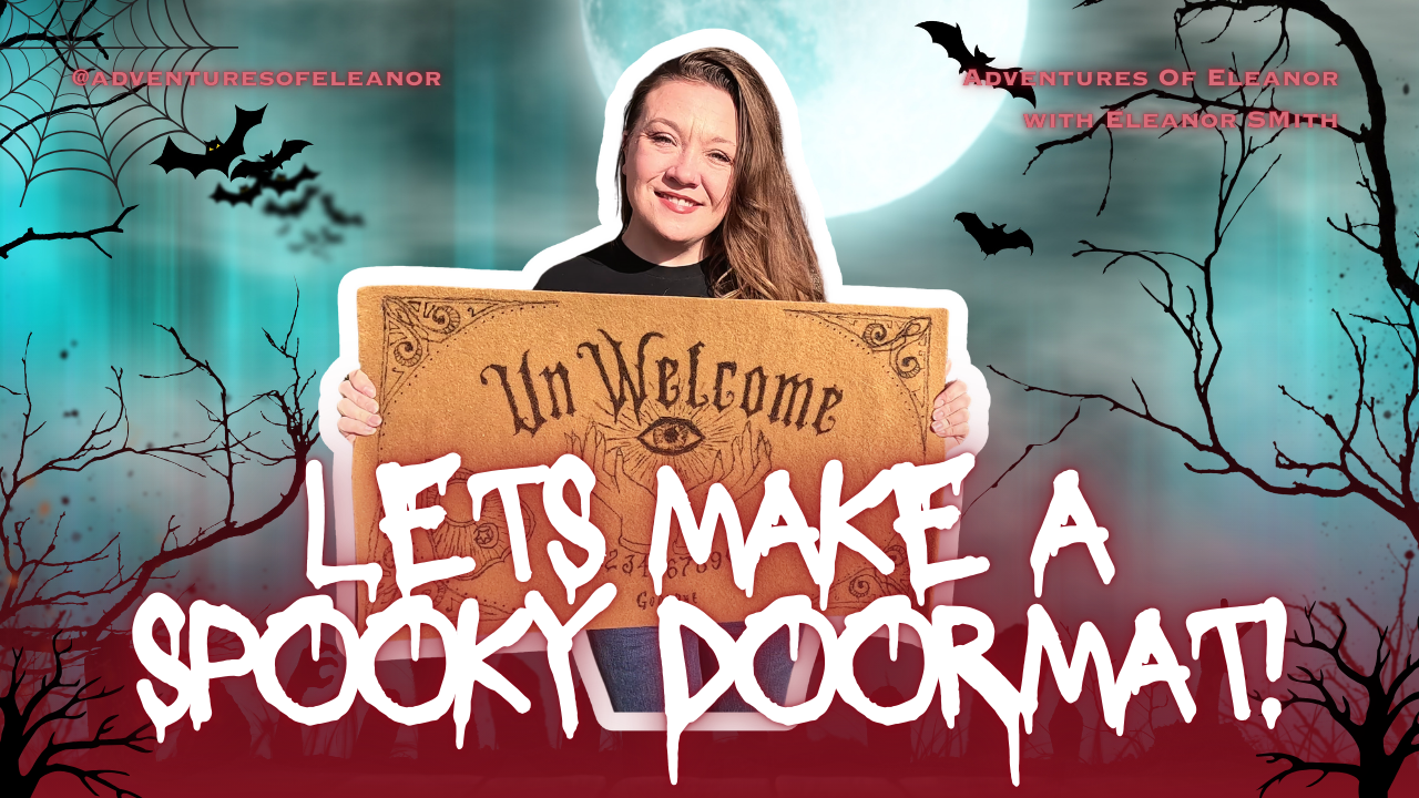 Make A Spooky Doormat With Me