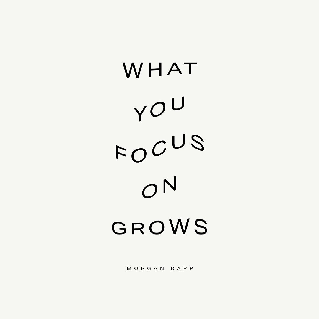 That includes yourself! When we give ourselves &amp; our goals the sincere attention they deserve, we have a much greater chance of actually seeing the success we want to achieve. But that's just it - you have to be intentional with it. Growth comes 