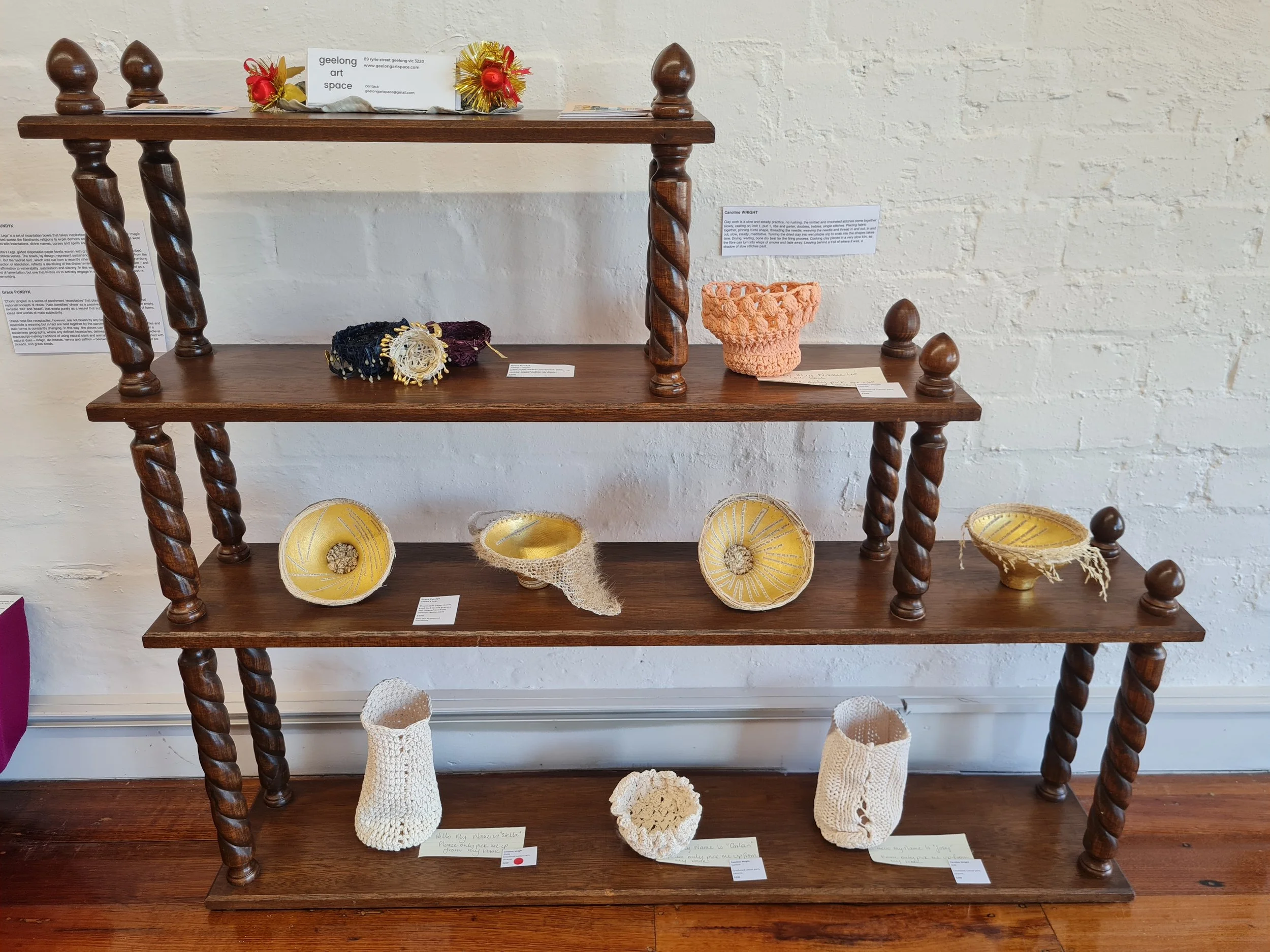 thread[laid]bare exhibition (installation view)