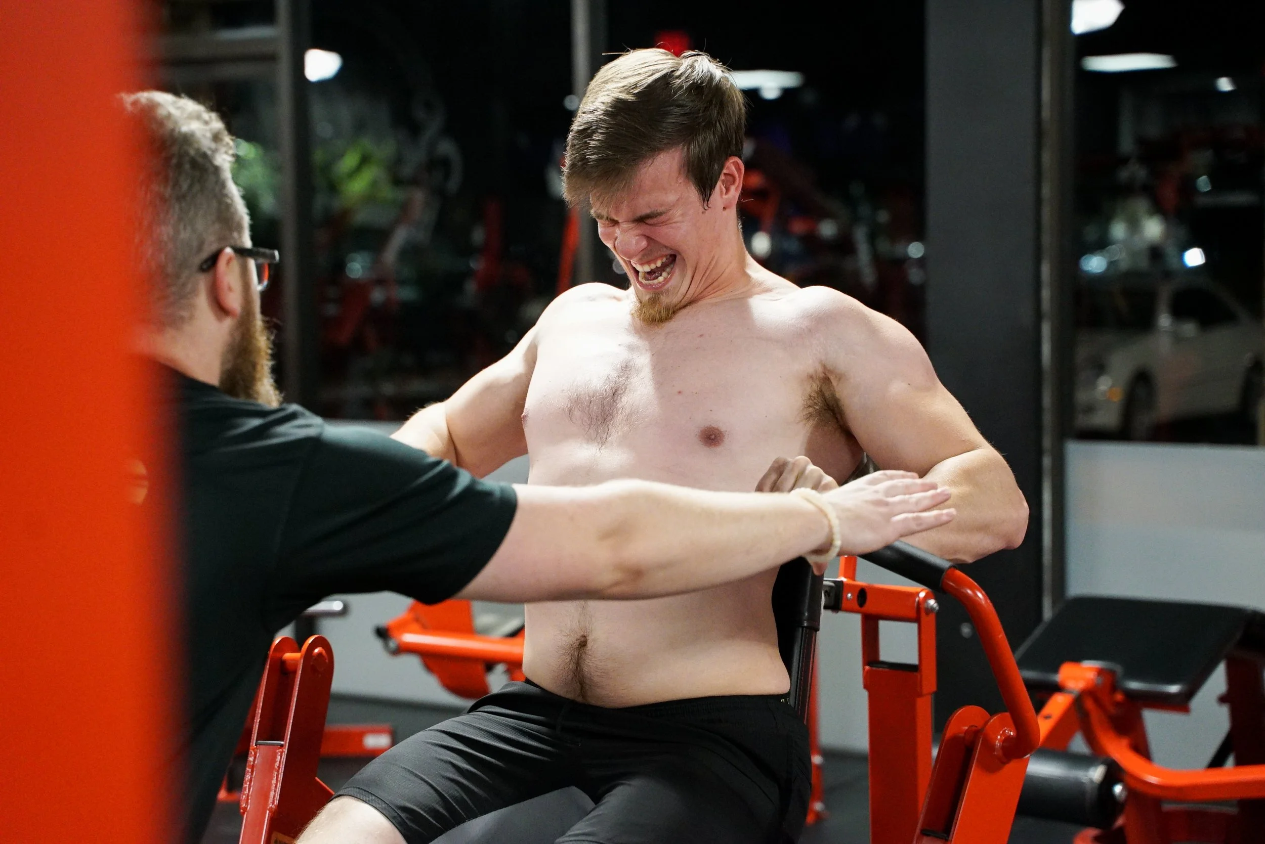 Training with my coach Zac Brenan of performnow!