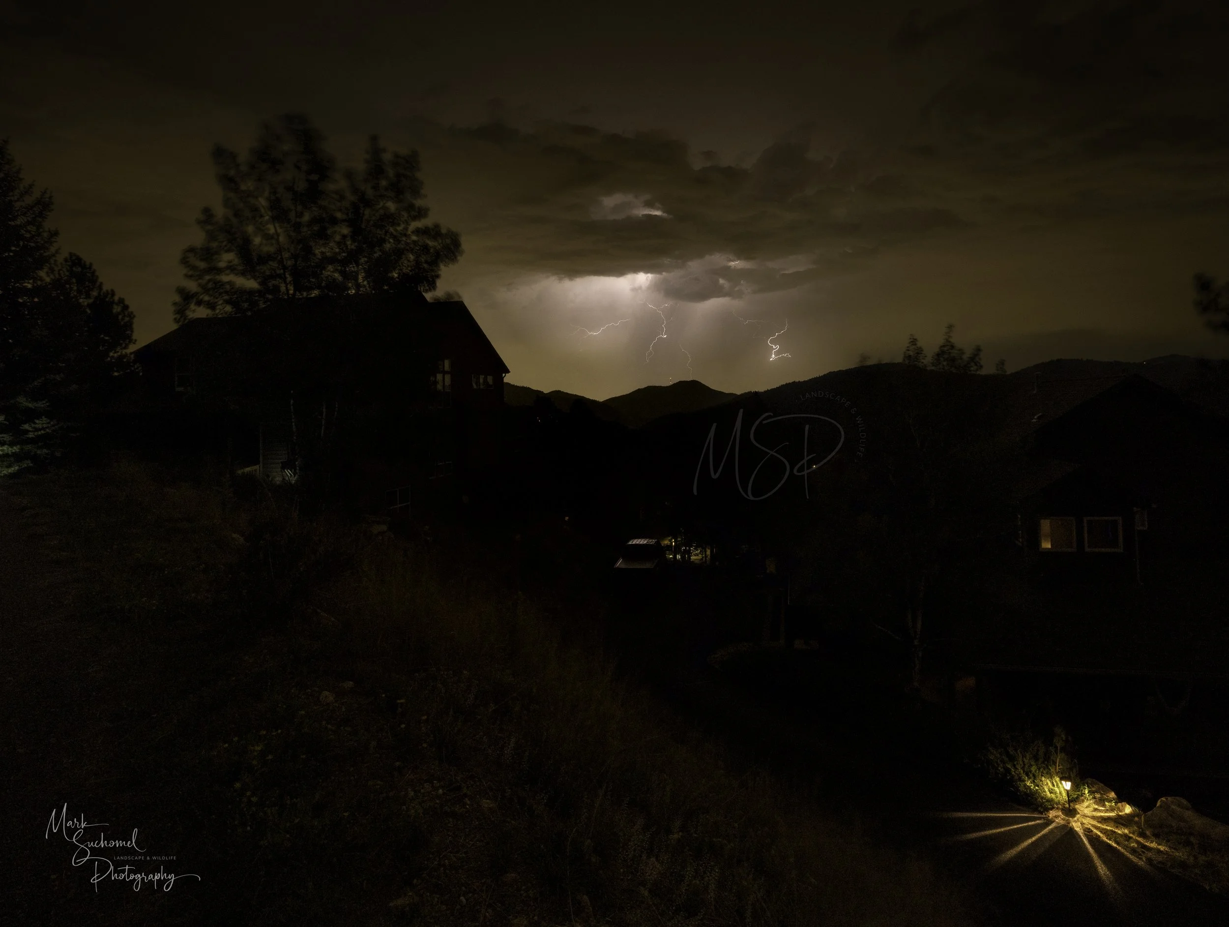 Night Storm over Denver