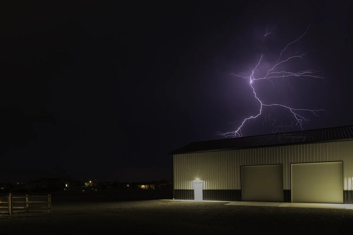 Cheyenne, Wyoming, late night thunderstorm development. A storm that wasn't supposed to be.