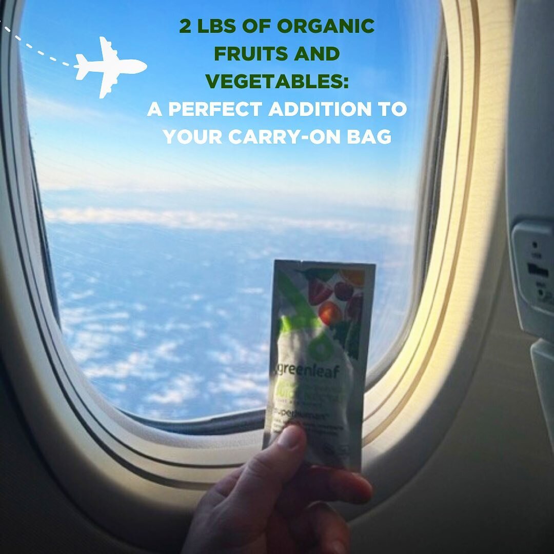 Sustainable 100% organic juice that fits in your pocket&hellip; or in your carry-on bag! Travel with Superhuman Nectar!

#sustainable #juice #onthego #greenleafjuice #greenleafnectar #superhuman #healthyliving #travel #organic
