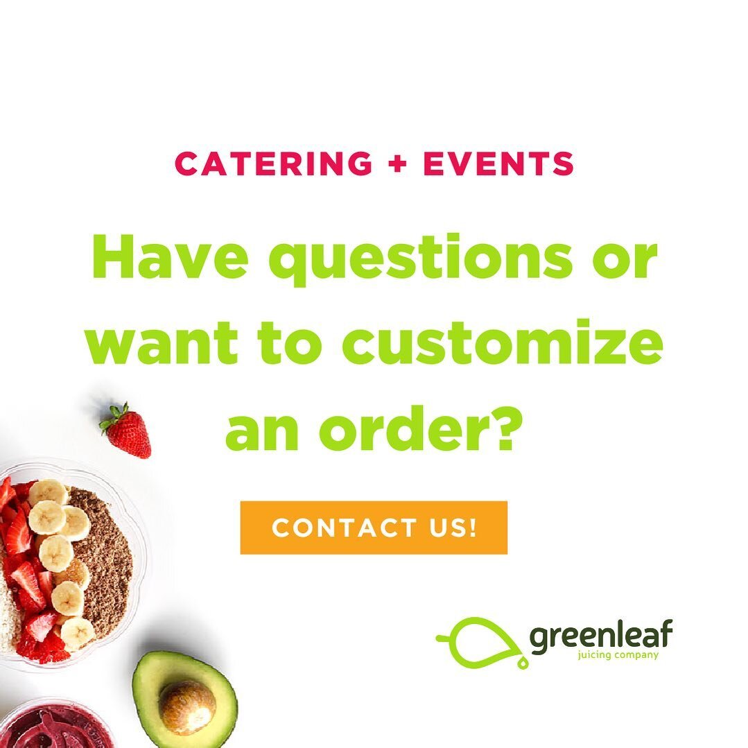 Need an event catered? Don&rsquo;t know where to start? Contact Us Now 
✅ Conference 
✅ Company Pop Ups 
✅ Fitness &amp; Yoga Studio Events 
And Many More
#linkinbio #catering #cateringservice #events #cateringevents #delicious  #plantbased #eatgreen