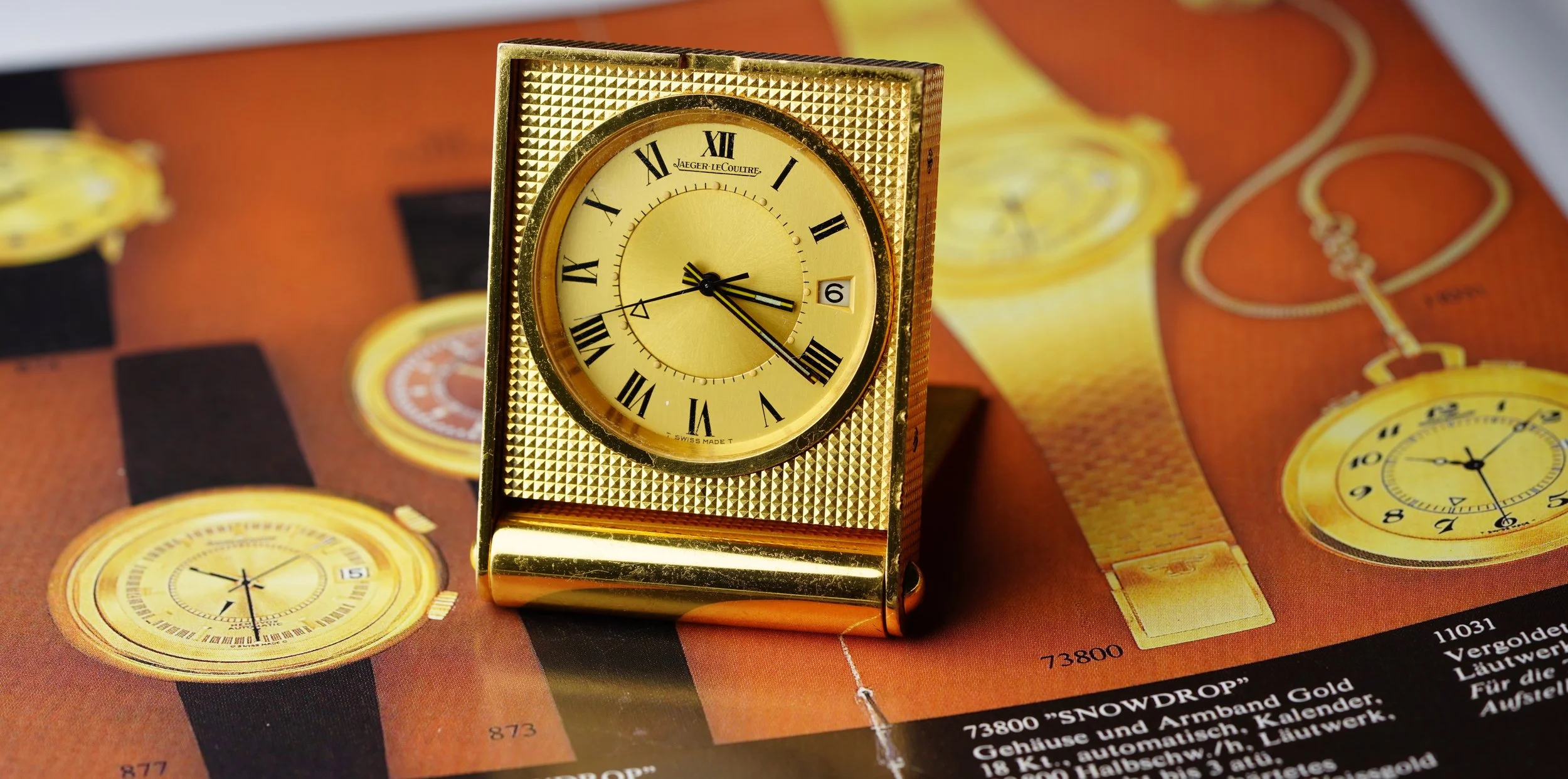 Jaeger Lecoultre Memovox Travel Alarm Clock Lecoultre Memovox