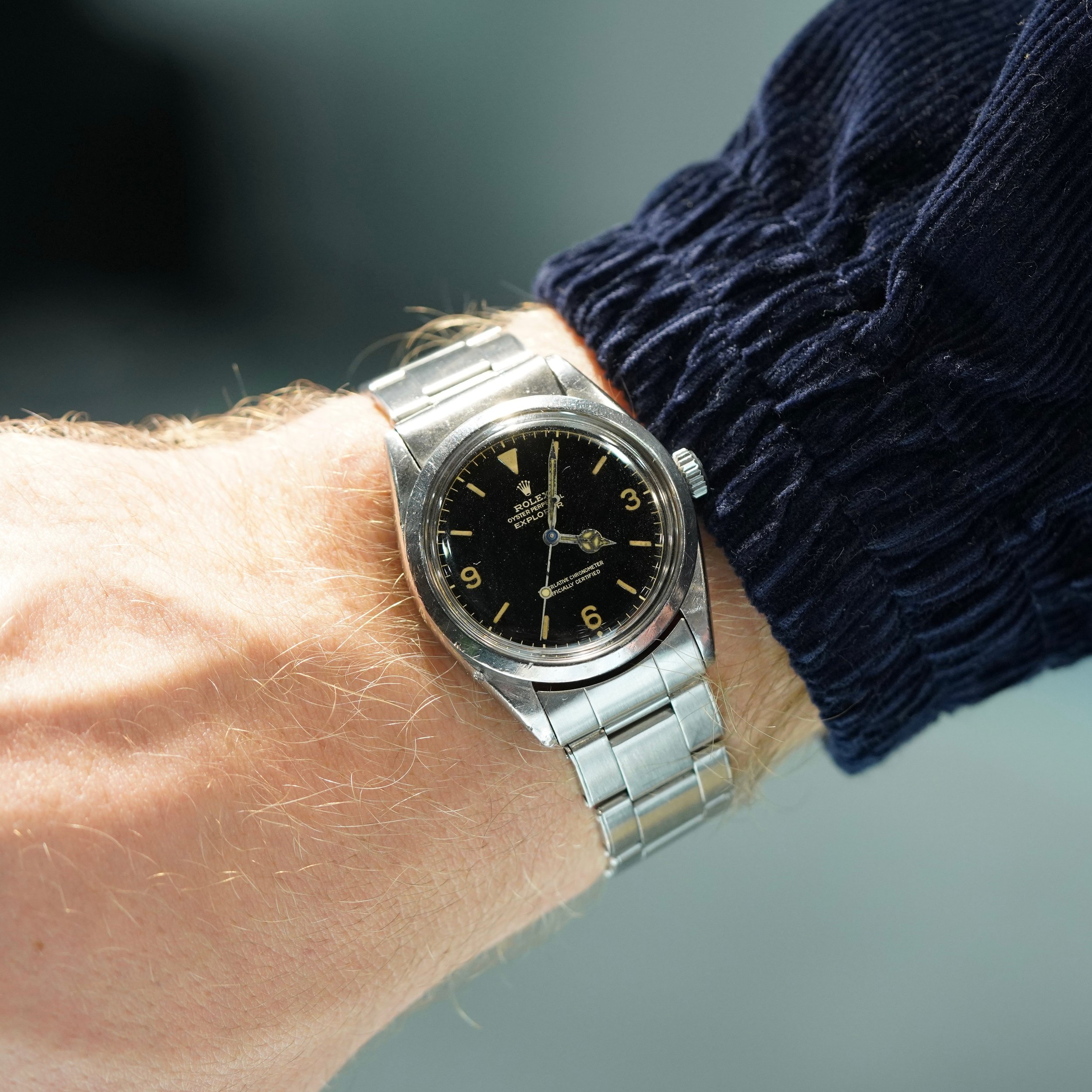 Vintage Rolex Explorer reference 1016 featured in Hodinkee Reference Points at The Original Miami Beach Antique Show.