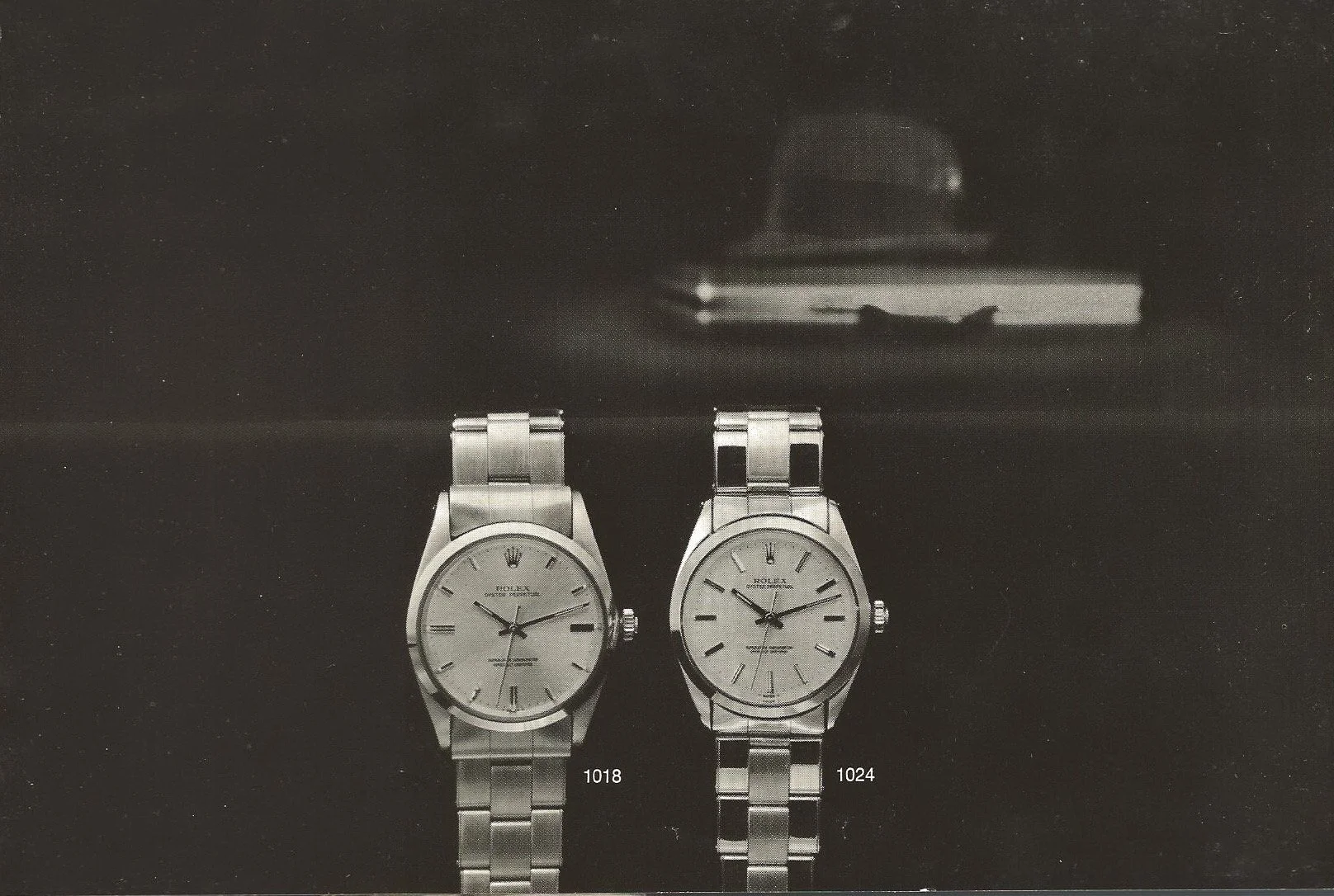 US Rolex catalog from 1969 featuring reference 1018 and 1024. Image courtesy of Eric Tortilla