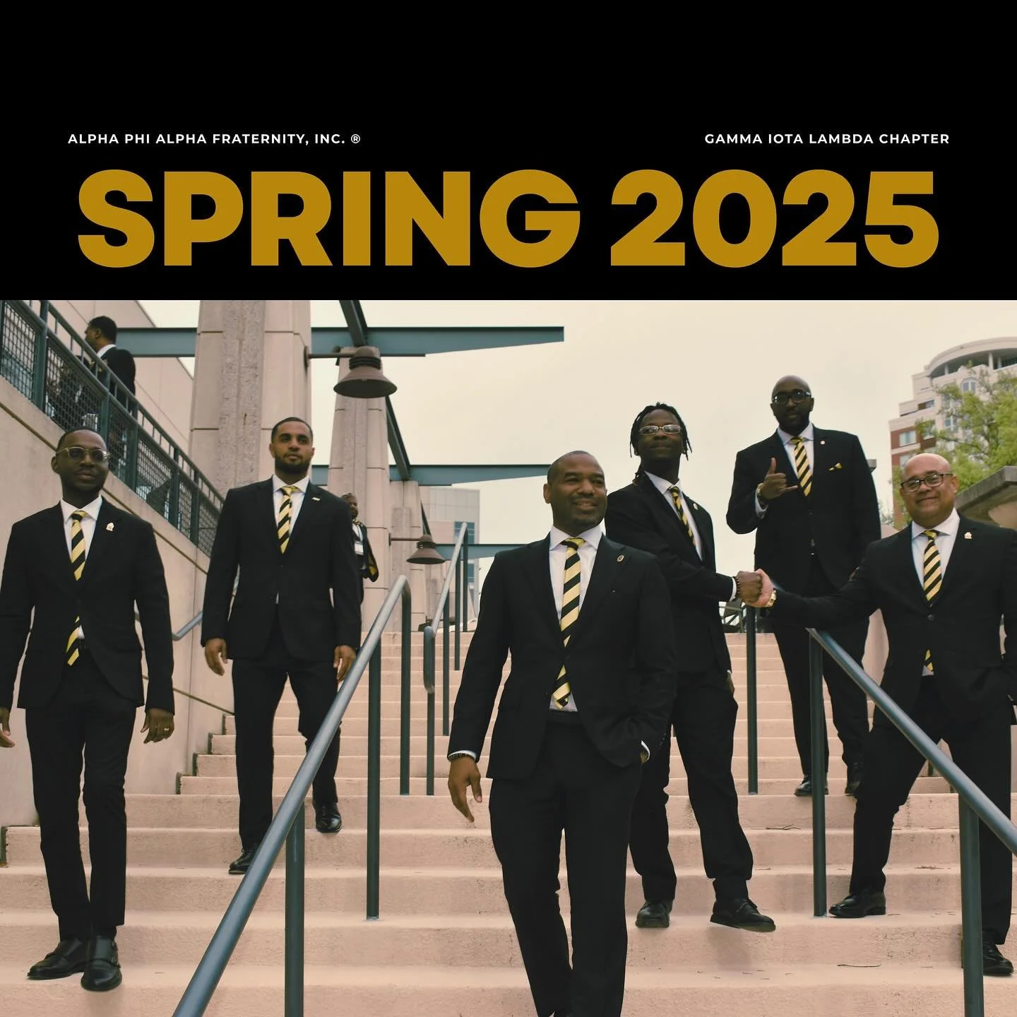 On the historic 80th Anniversary of our beloved chapter, we proudly welcome the Spring 2025 initiates &quot;Architects of a New Age&quot; into the bond!

@thelifeof_vince 
@1judgementreserved 
@callme_denim 
@_r.g.a_ 
@suhdeek 

This milestone marks 