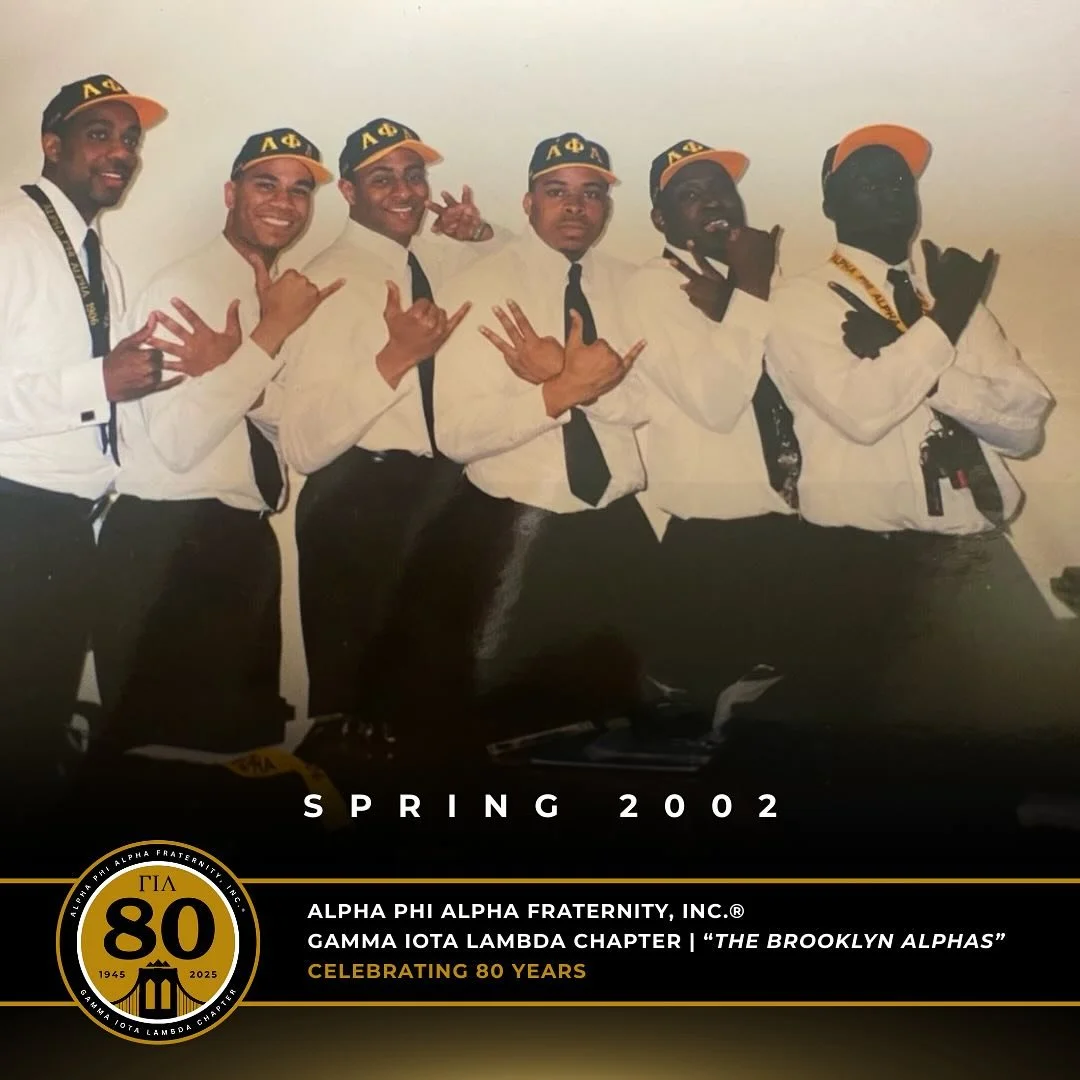 The Gamma lota Lambda Chapter of Alpha Phi Alpha Fraternity, Inc. proudly salutes the brothers who have joined the fold here in the Brooklyn and Long Island, NY area. Each crossing strengthens a powerful tradition of leadership, service, and the endu