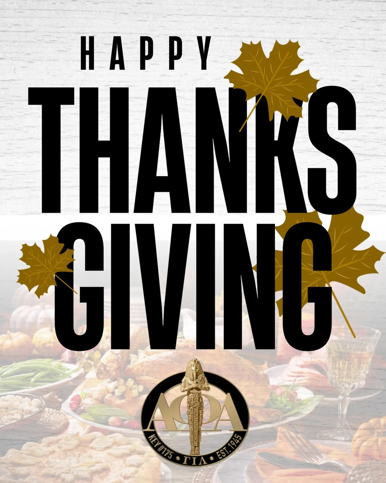Wishing you and your loved ones a warm and joyful Thanksgiving.

Today, we give thanks for community, brotherhood, service, and the opportunity to uplift those around us.

Happy Thanksgiving from the Brothers of Alpha Phi Alpha Fraternity, Inc., Gamm