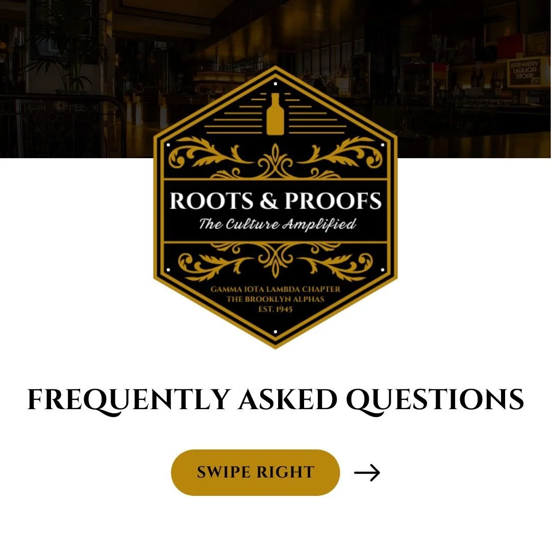 ✨ ROOTS &amp; PROOFS FAQ ✨

Got questions? We&rsquo;ve got you covered.

From what&rsquo;s included in your ticket to mixology session timing , food availability, VIP access, bottle service, and ofcourse dress code &mdash; this post breaks it all dow