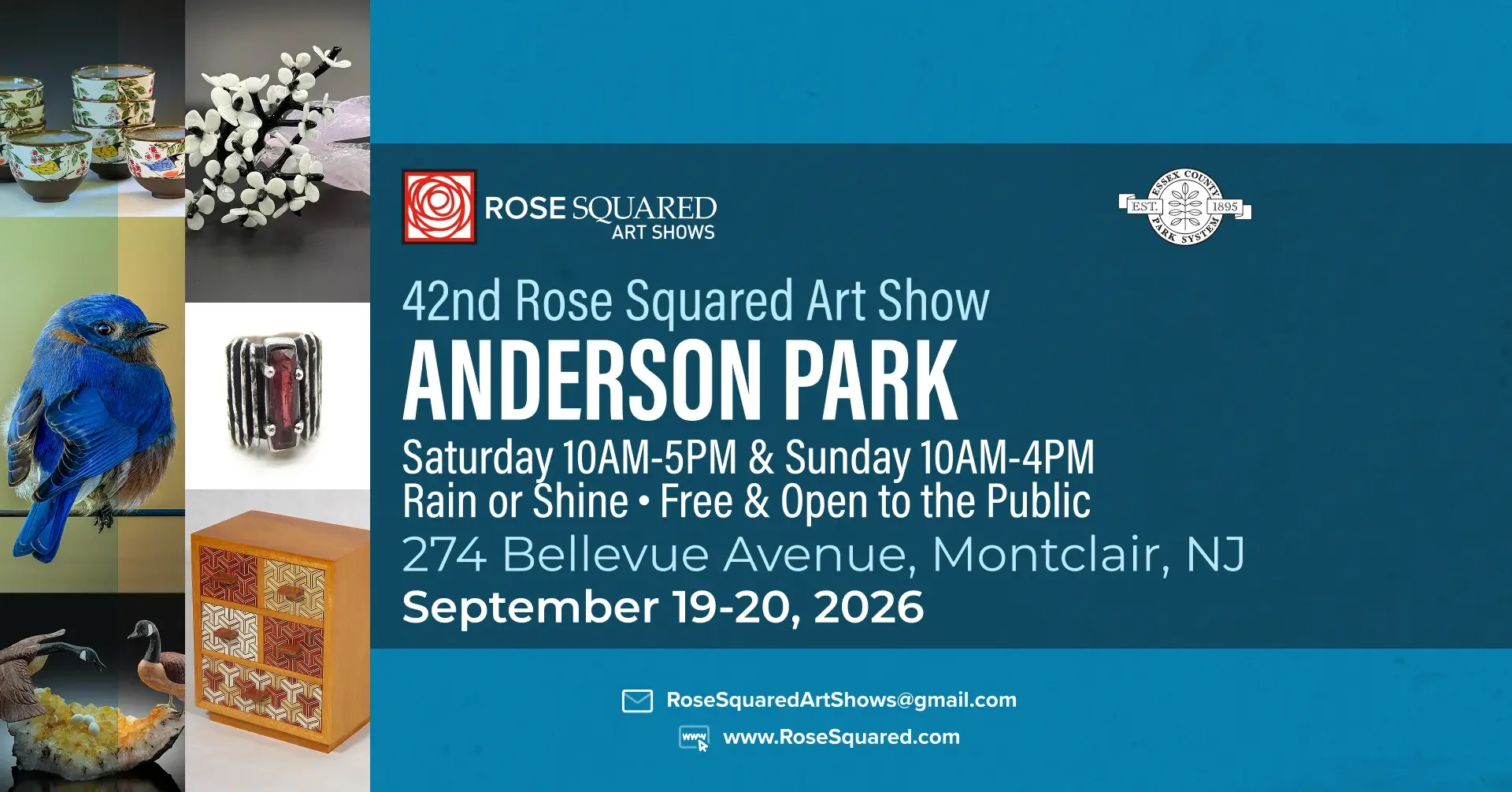 42nd Annual Rose Squared Art Show in Anderson Park