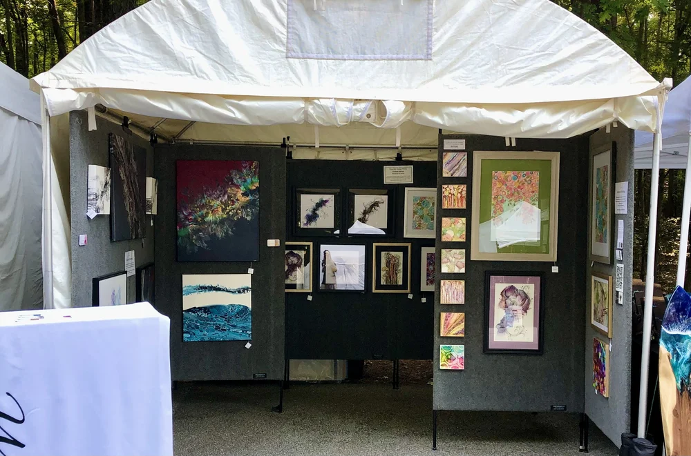 Art and Craft Fairs — Chase McClough Fluid Art Website